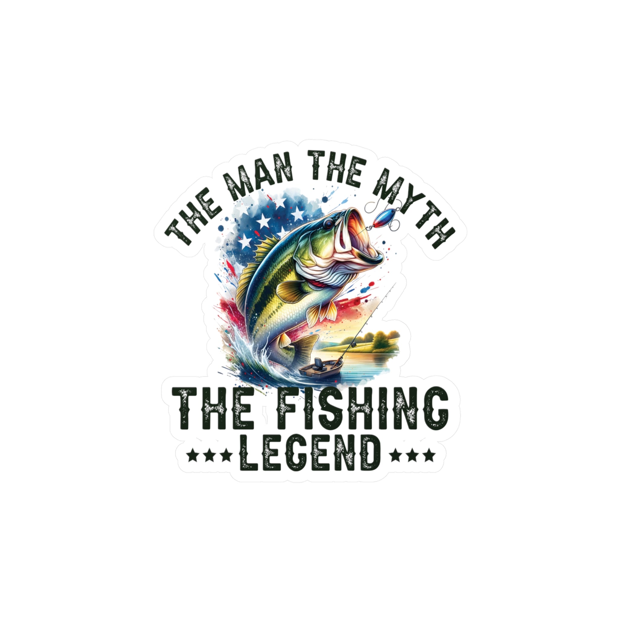 The Fishing Legend Vinyl Decal