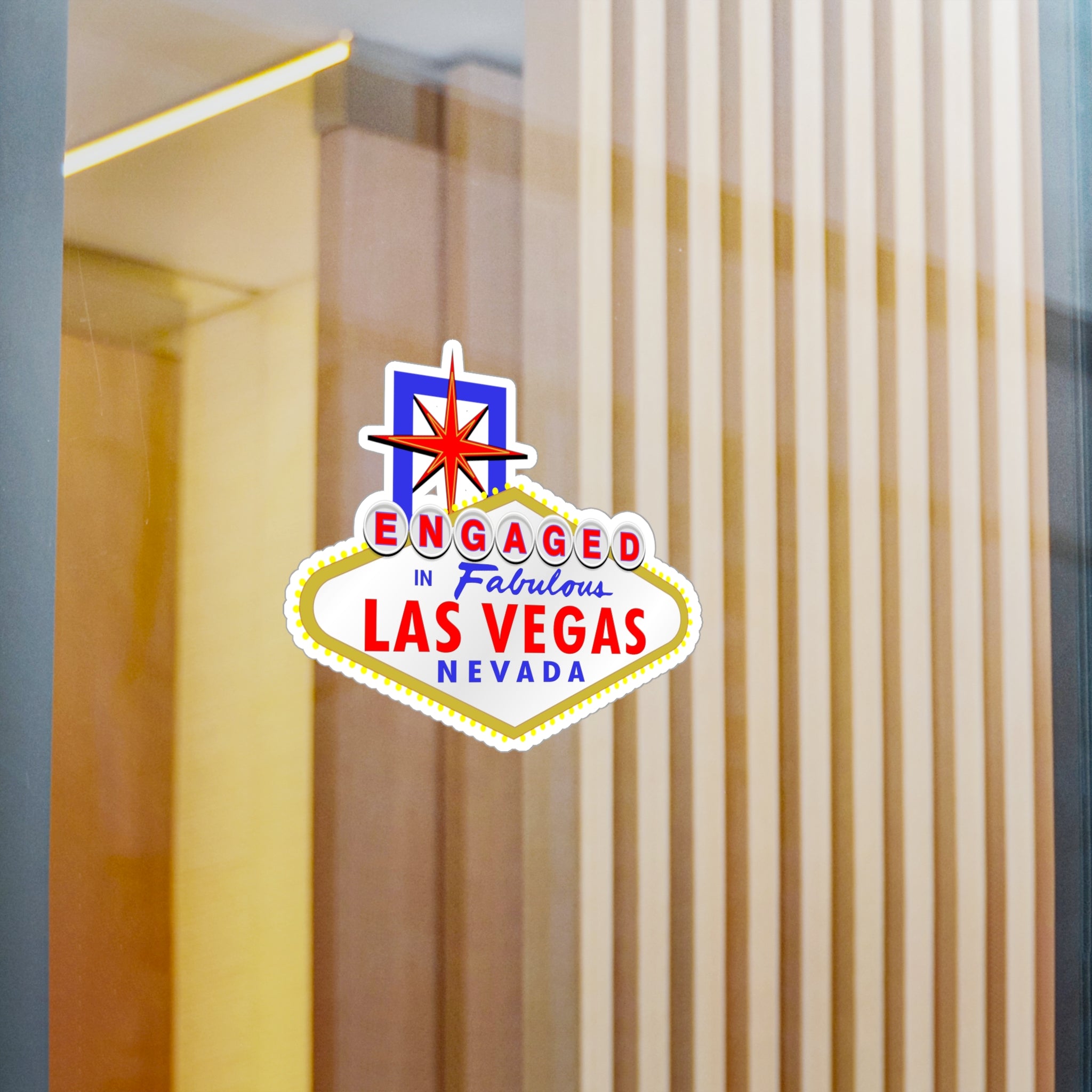Engaged - "Las Vegas Sign" Vinyl Decal