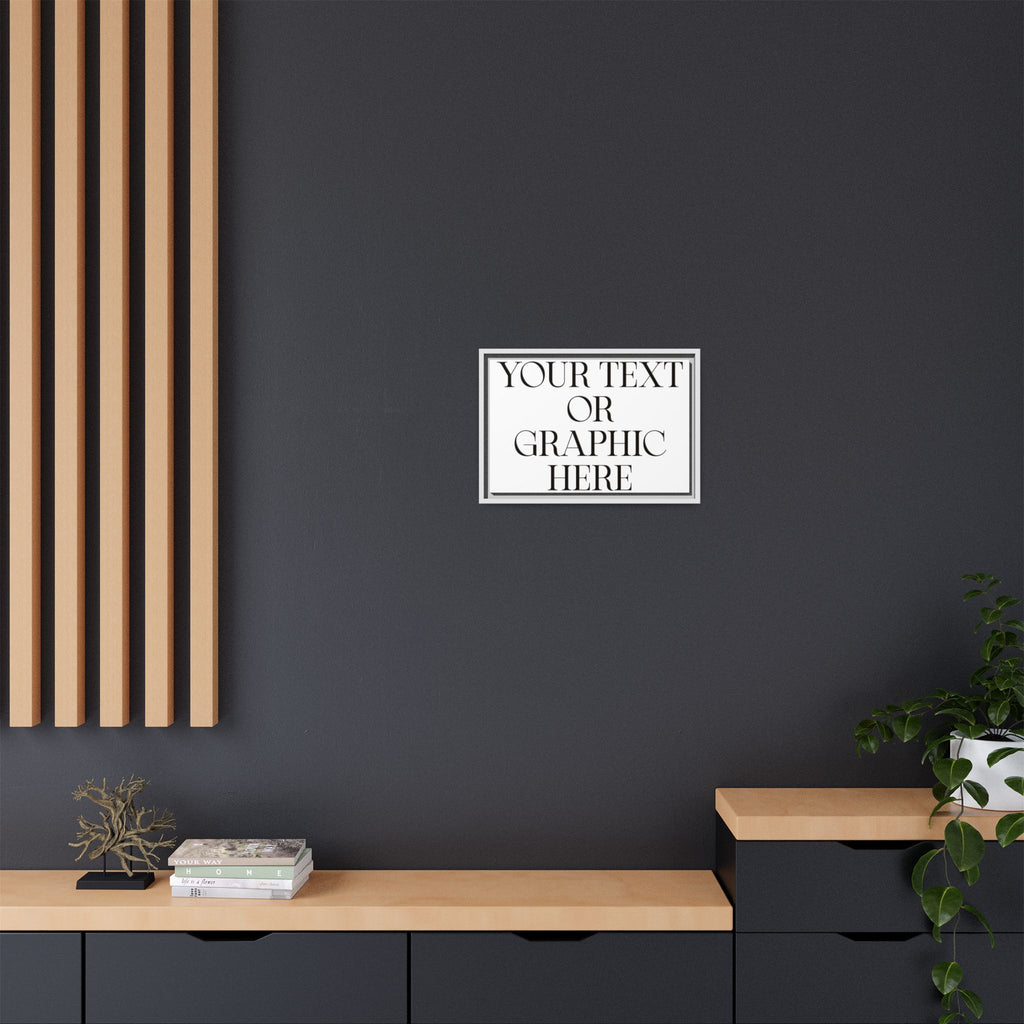 Custom Personalized Framed Canvas Print