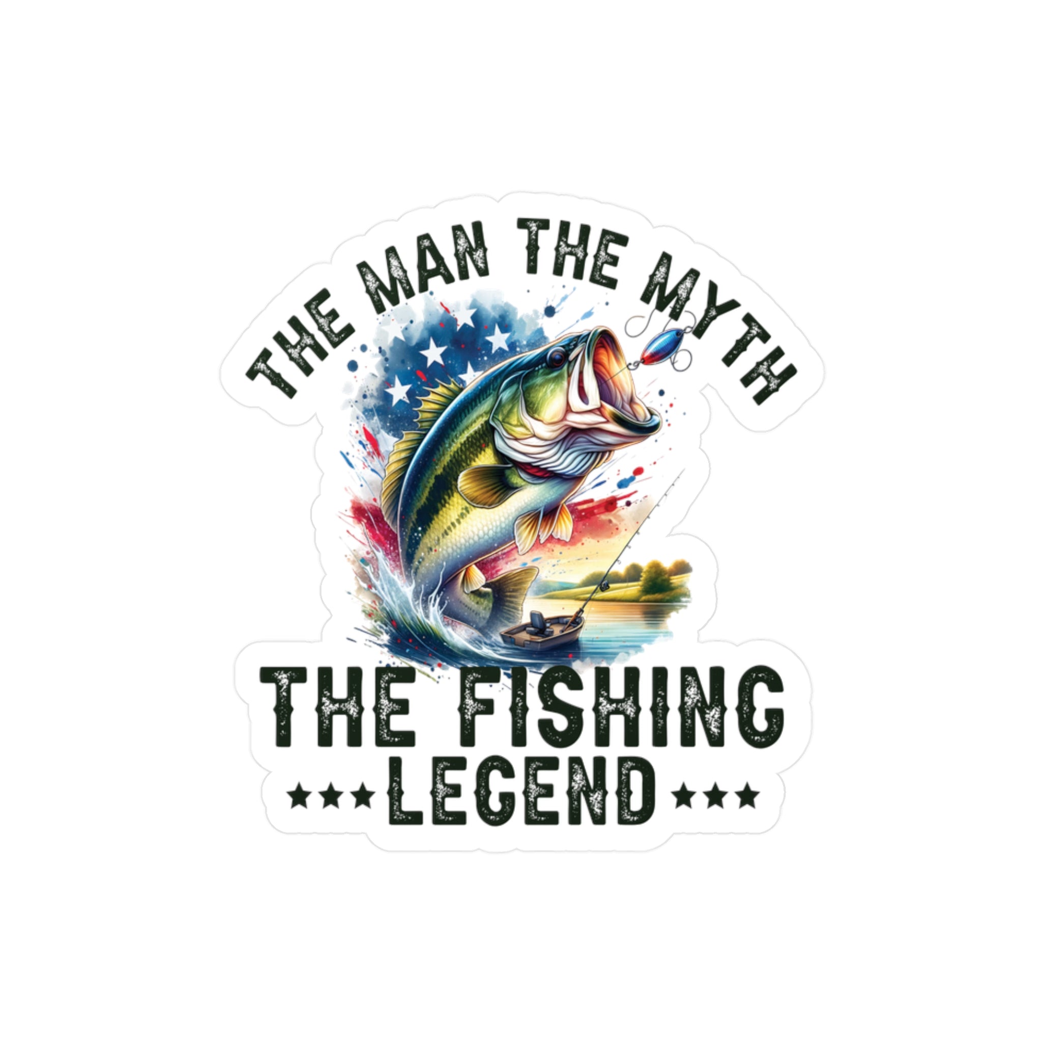 The Fishing Legend Vinyl Decal