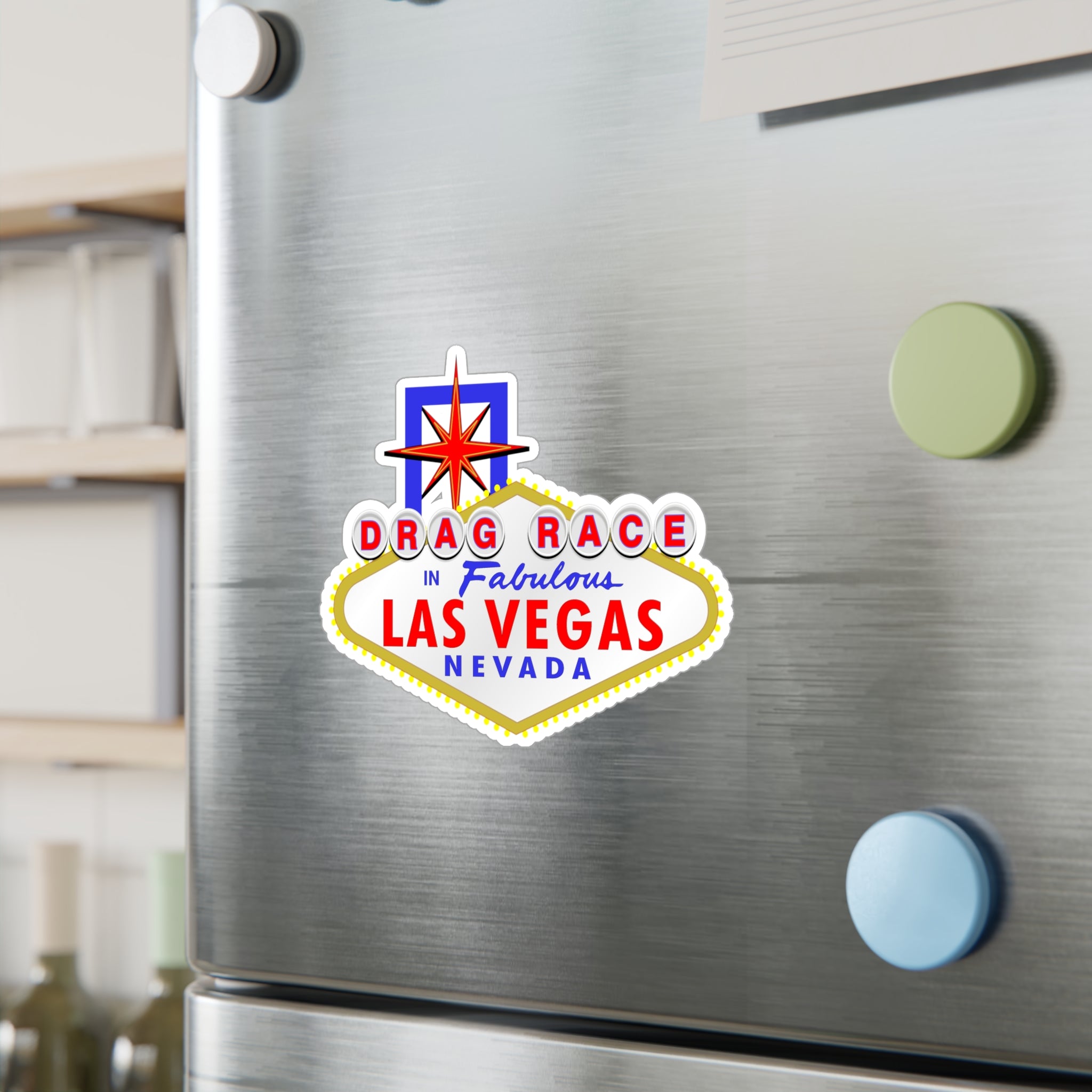 Drag Race - "Las Vegas Sign" Vinyl Decal