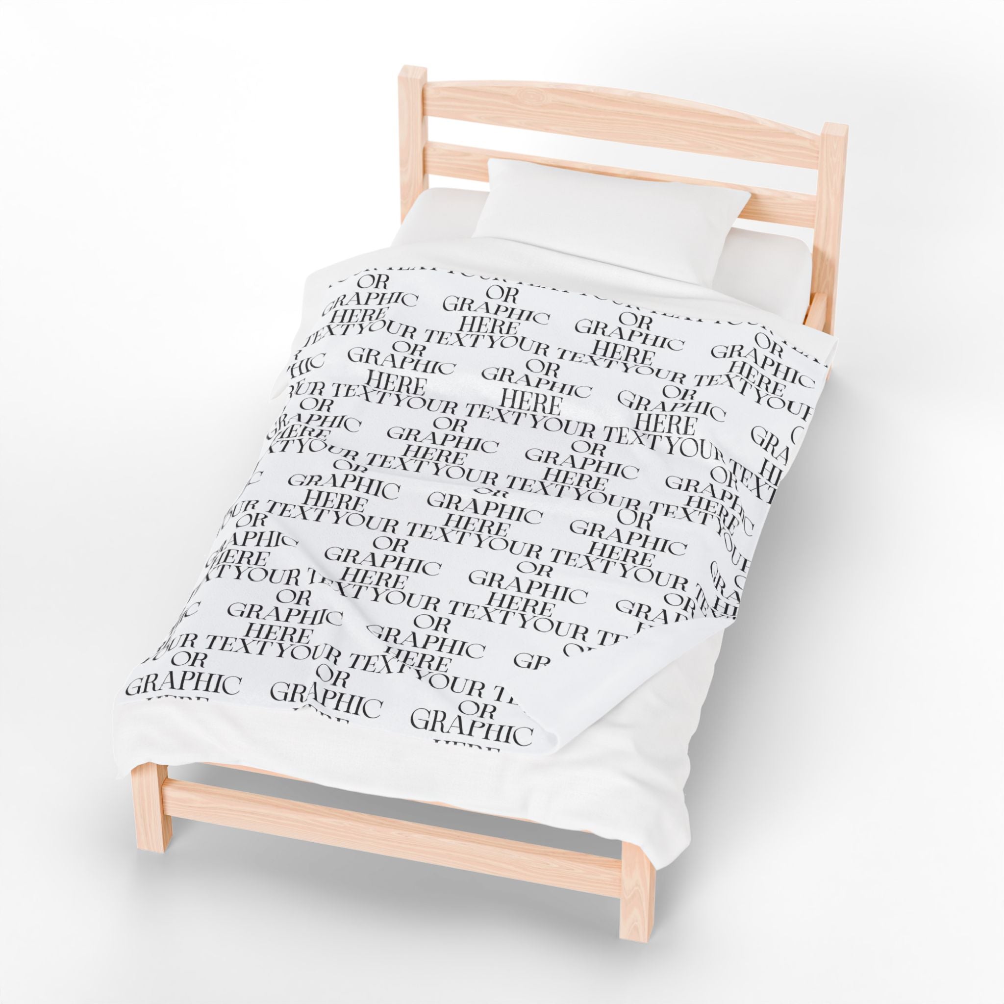 Custom Personalized "All-Over Print" Blanket