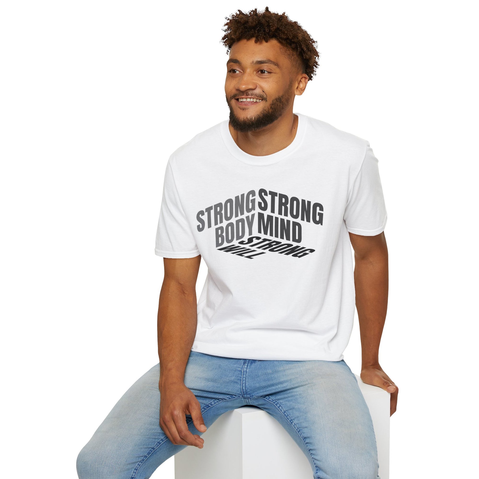 "Strong Body" - "moti-Voice-tion Wear" T-Shirt