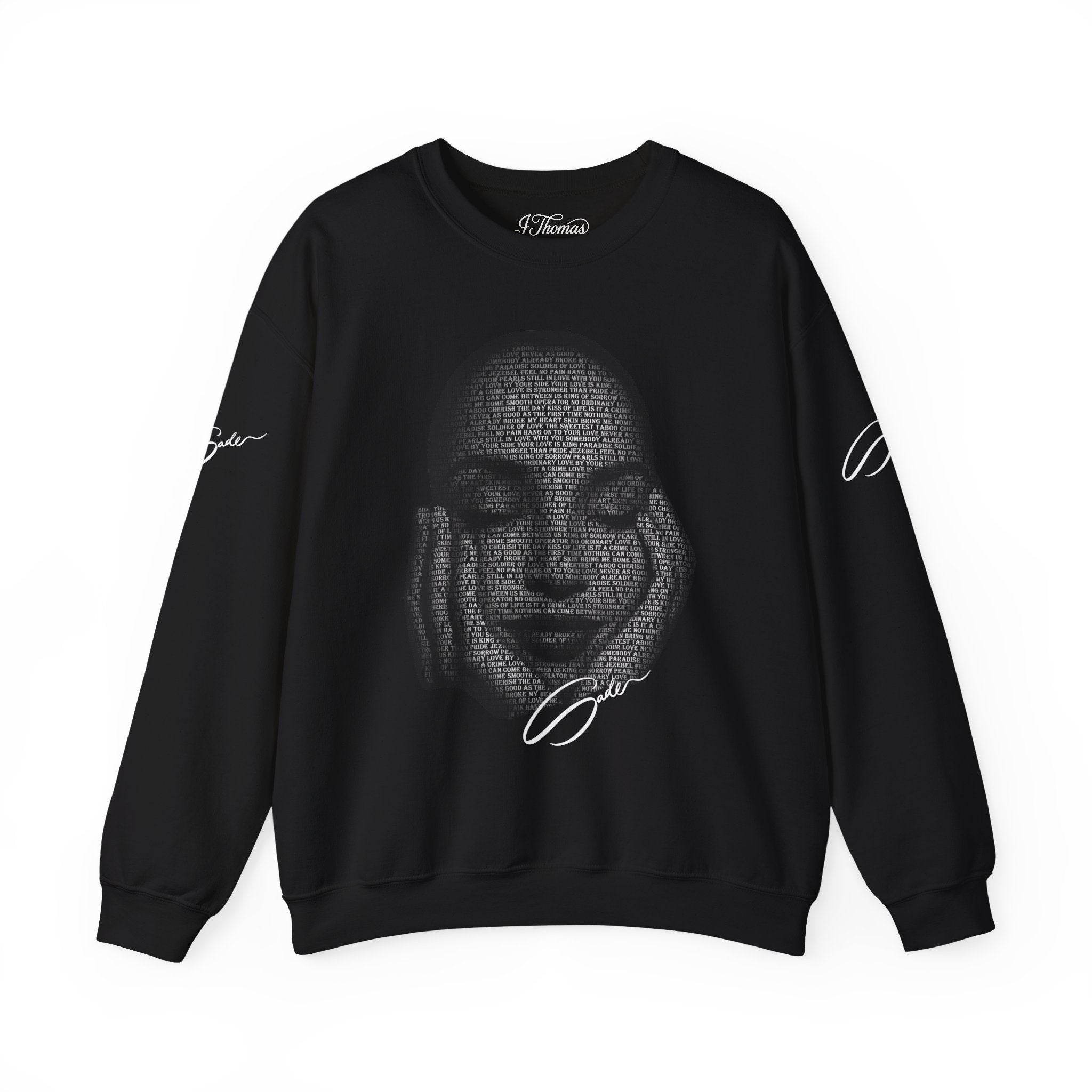 Sade's Greatest Hits Sweatshirt — White Text