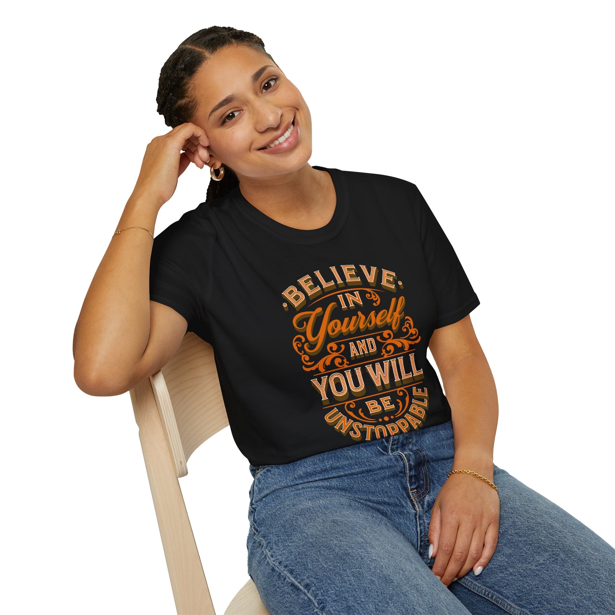 "Believe In Yourself" - "moti-Voice-tion Wear" T-Shirt