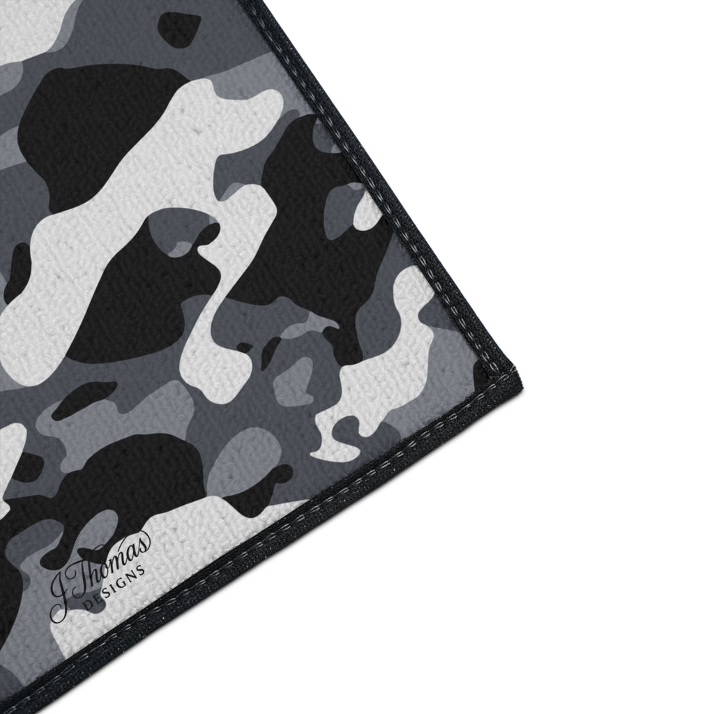 Heavy Duty Floor Mat – Gray Camo