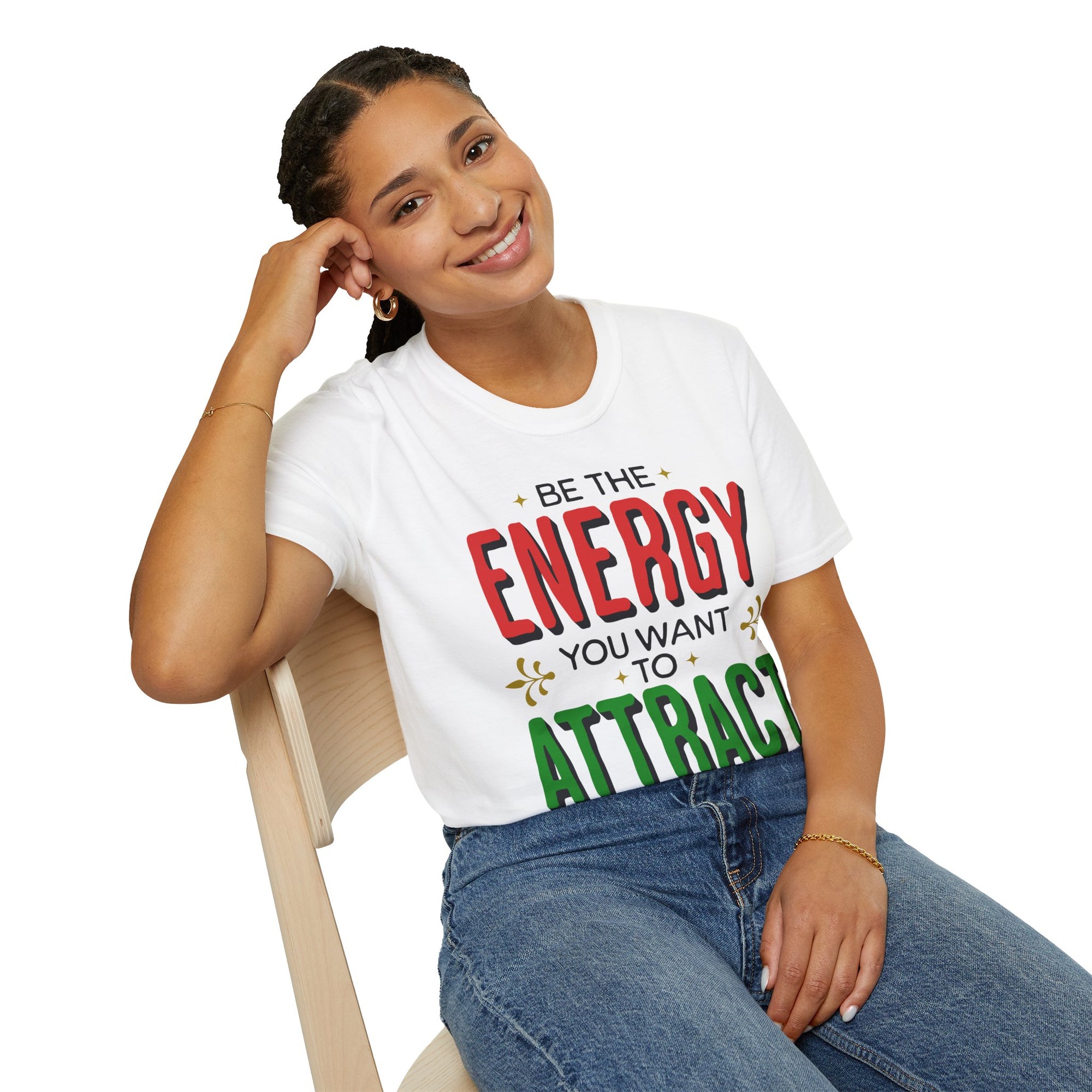 "Be The Energy" - Red - "moti-Voice-tion Wear" T-Shirt