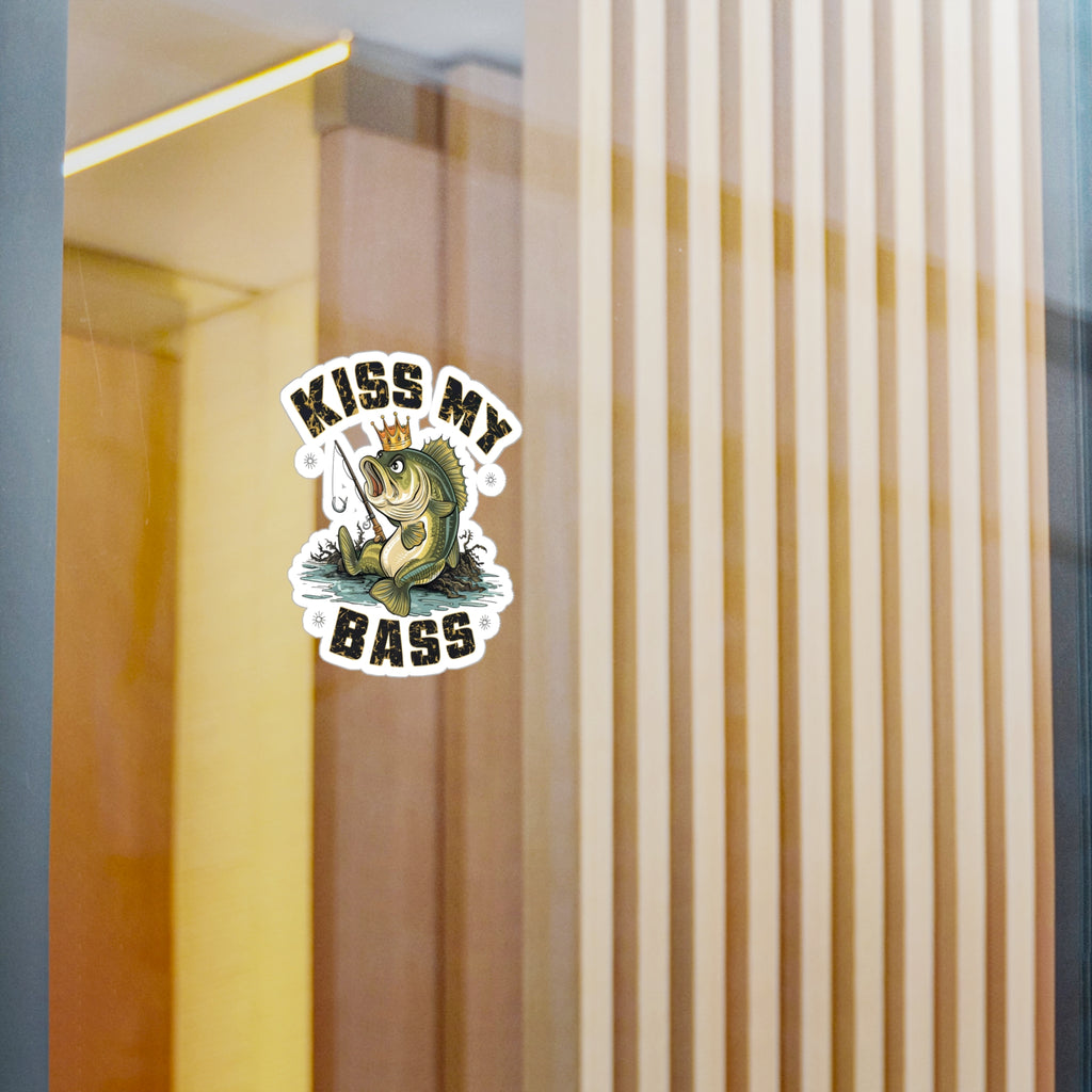 Kiss My Bass Vinyl Decal