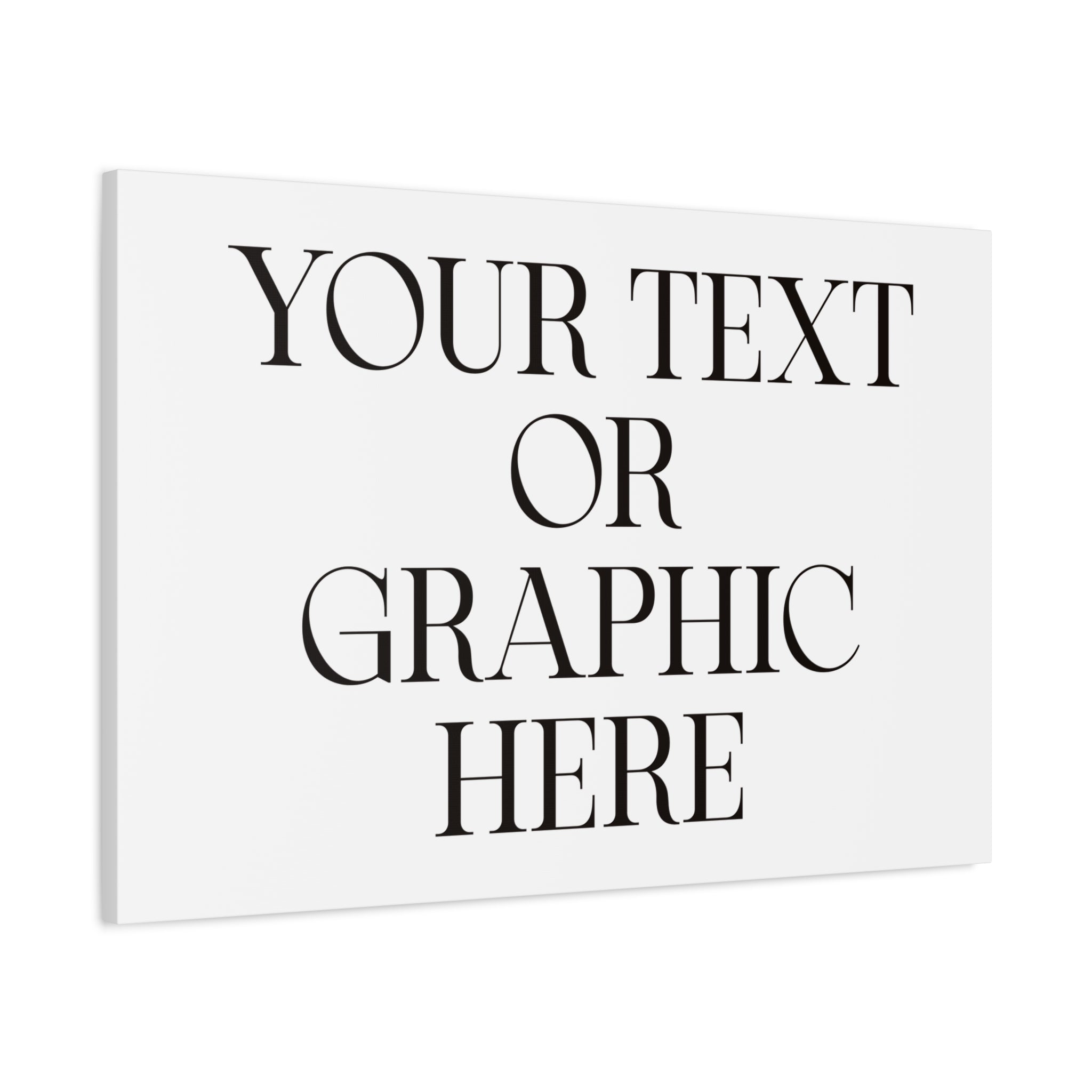 Custom Personalized Matte Canvas Print