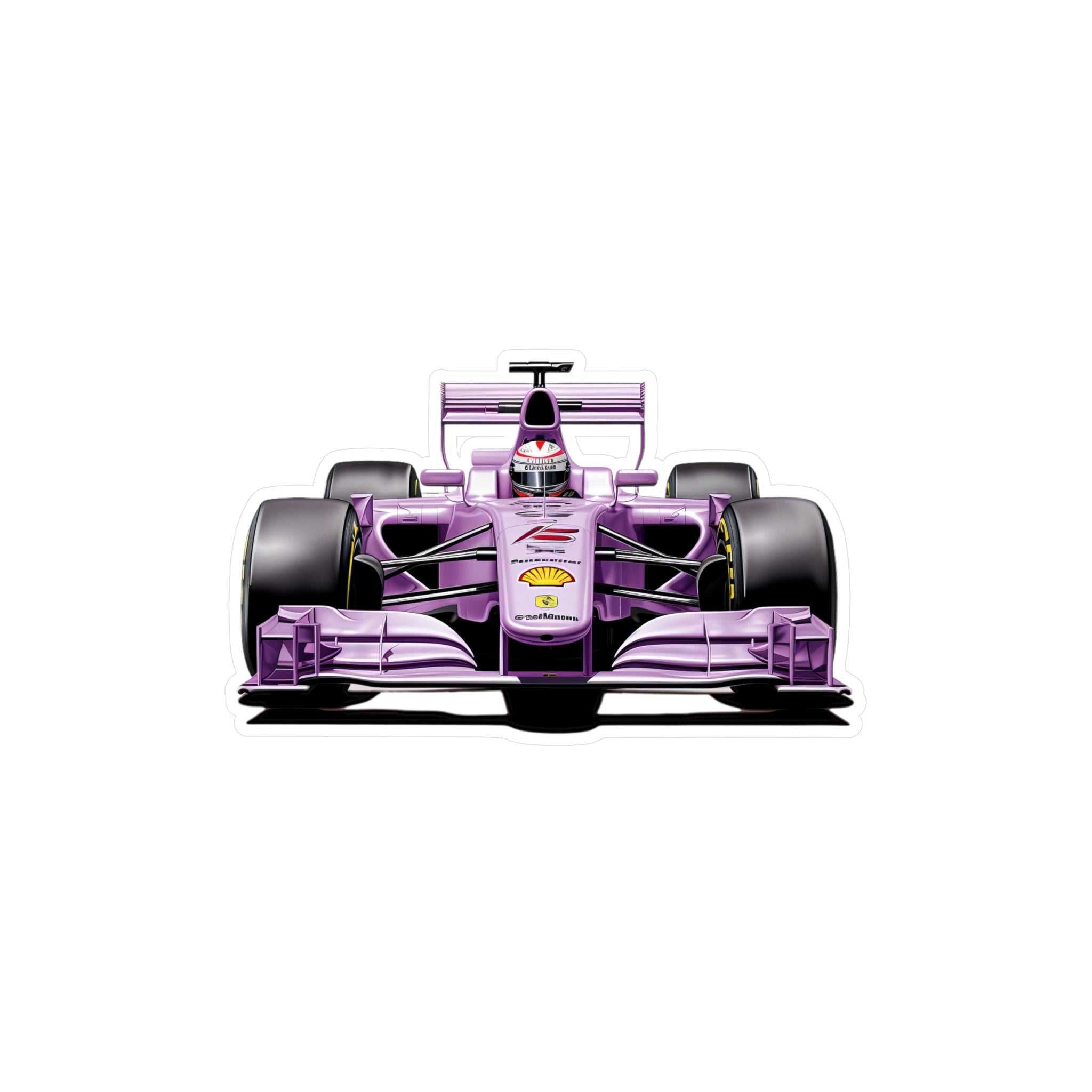 F1 Car #5 Vinyl Decal