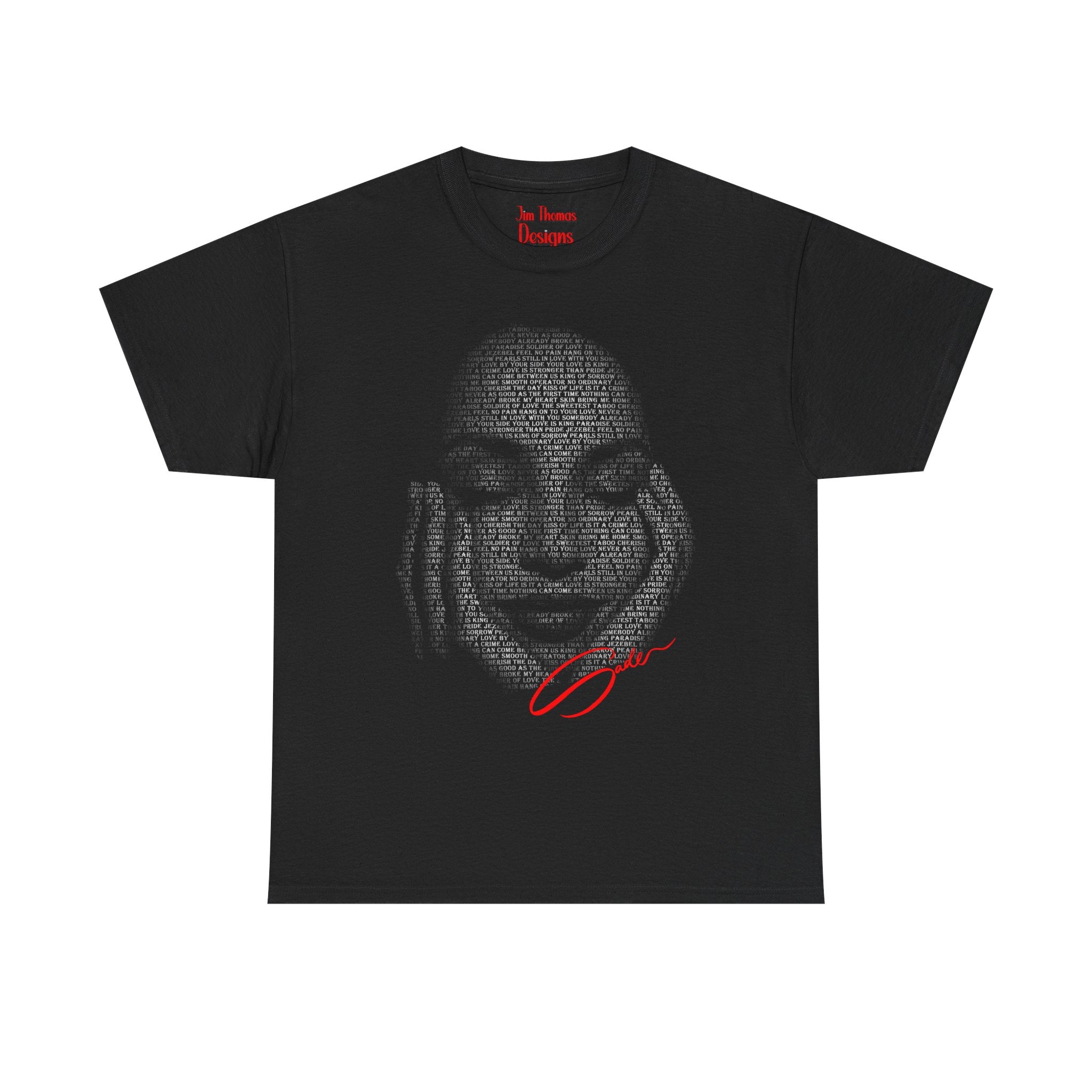 "Sade's Greatest Hits" T-Shirt - Red Text
