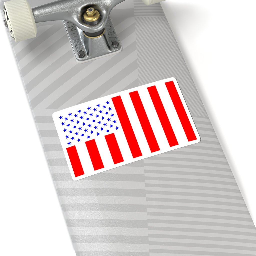 U.S. Civil/Peacetime Flag (Red, White & Blue) Kiss-Cut Sticker