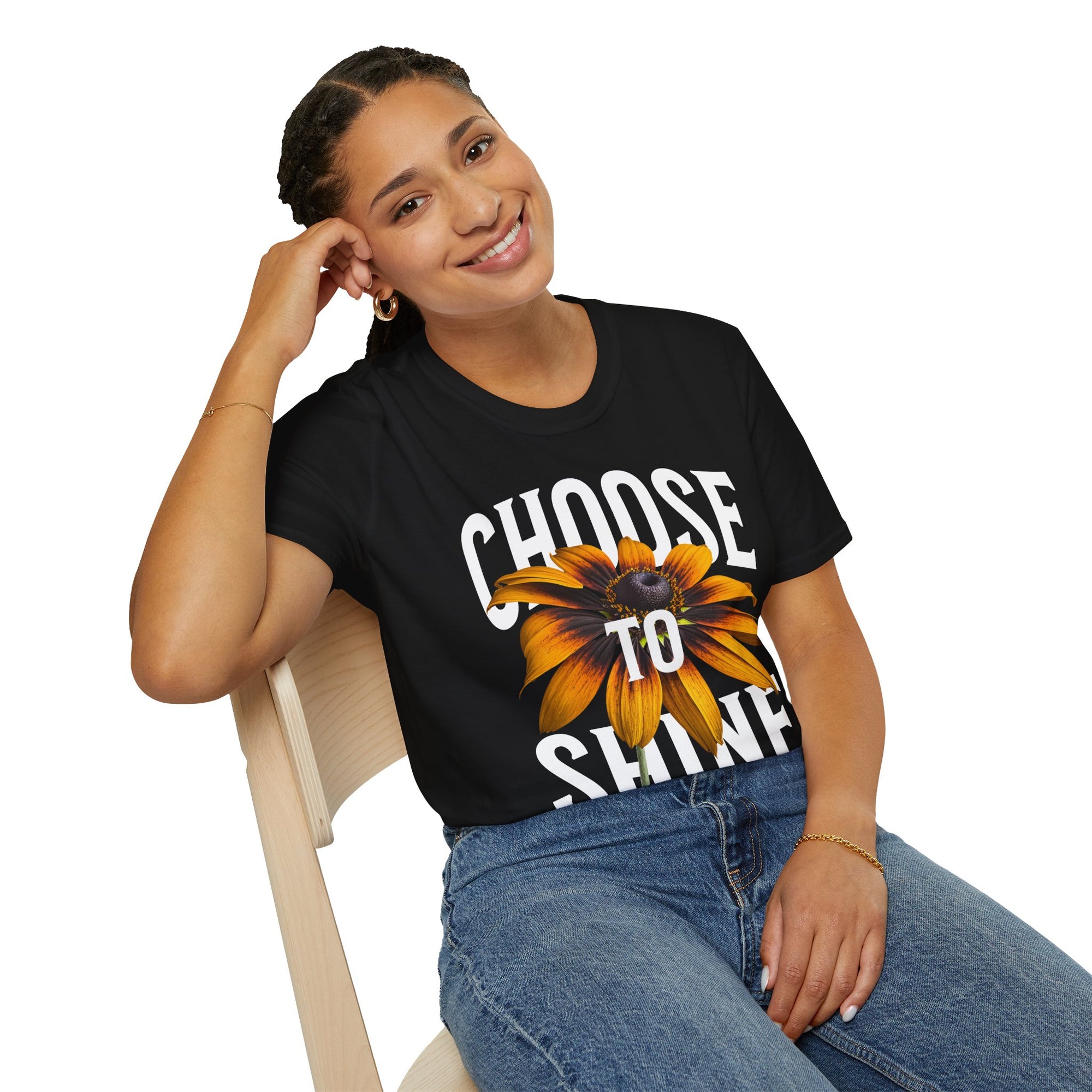 "Choose To Shine" - "moti-Voice-tion Wear" T-Shirt