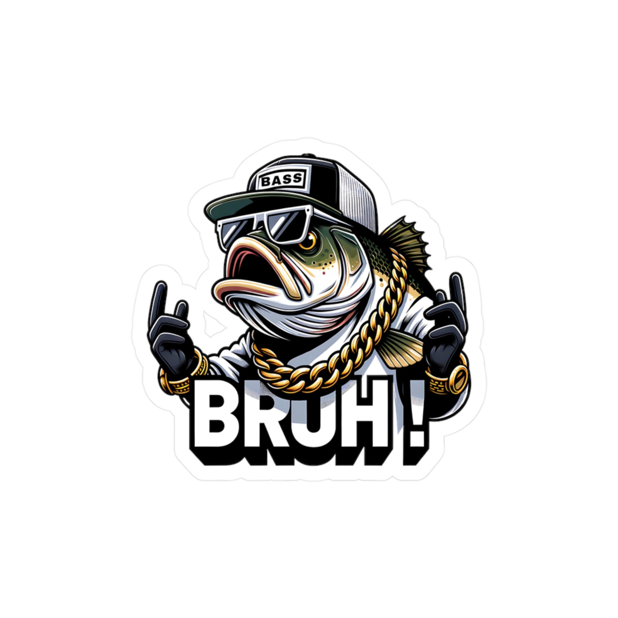 BRUH Fish Vinyl Decal