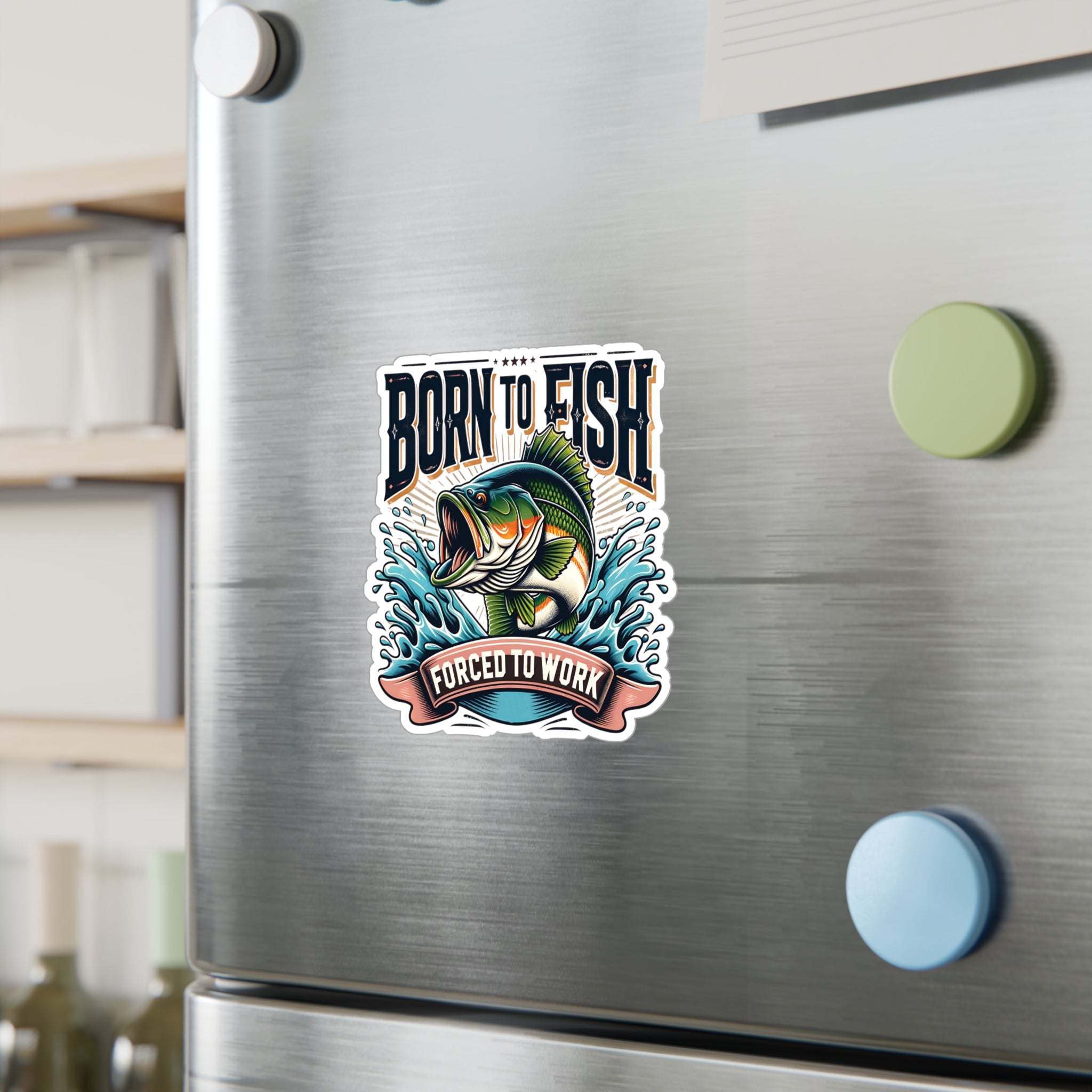 Born To Fish Vinyl Decal