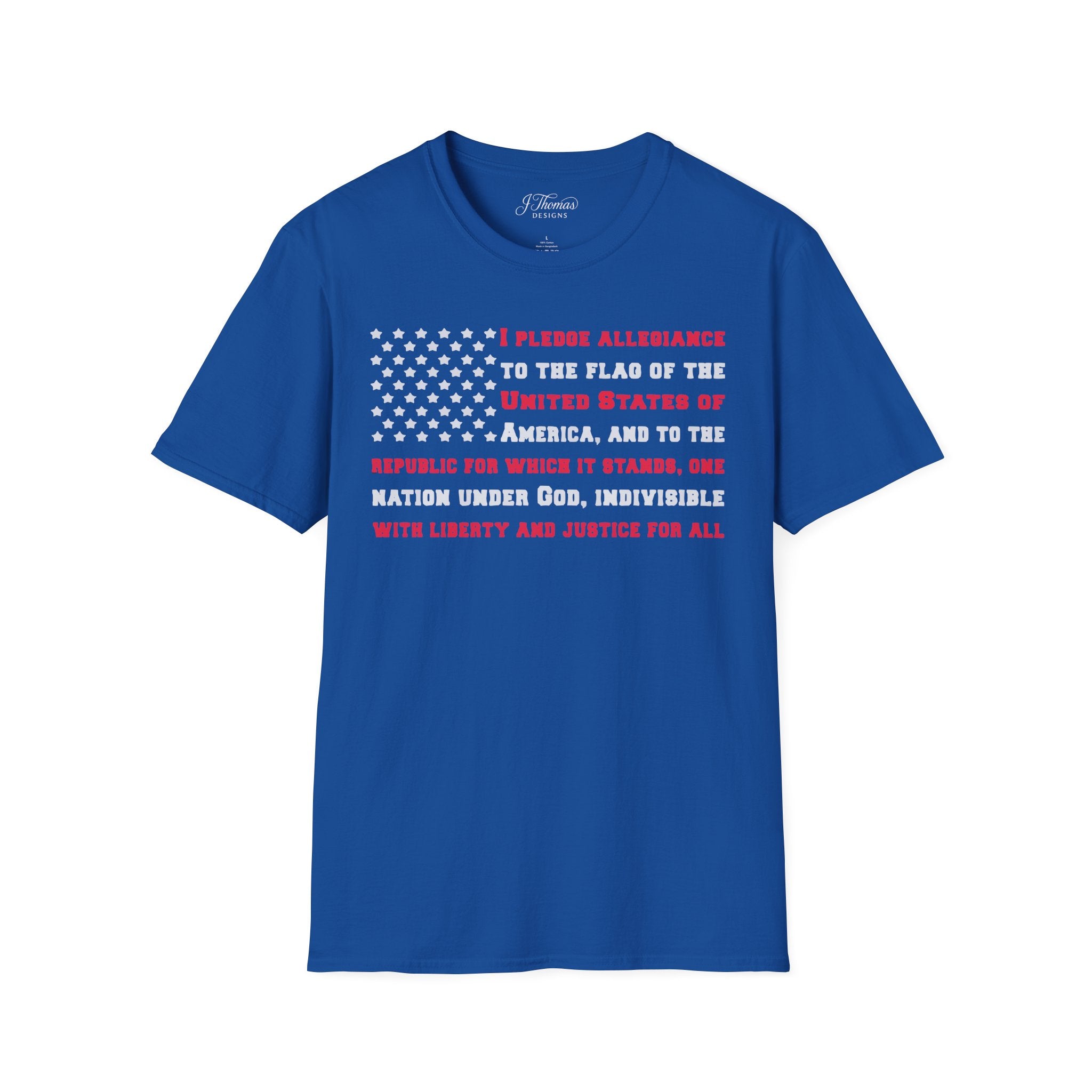 American Flag - Blue Shirt