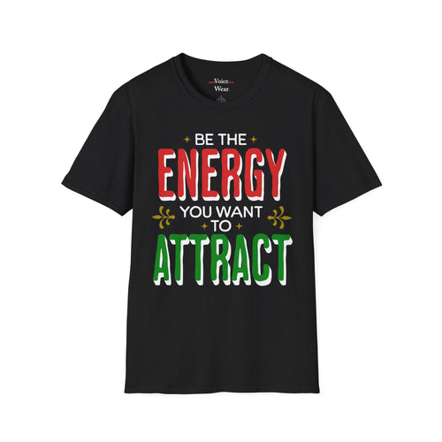 "Be The Energy" - Red - "moti-Voice-tion Wear" T-Shirt