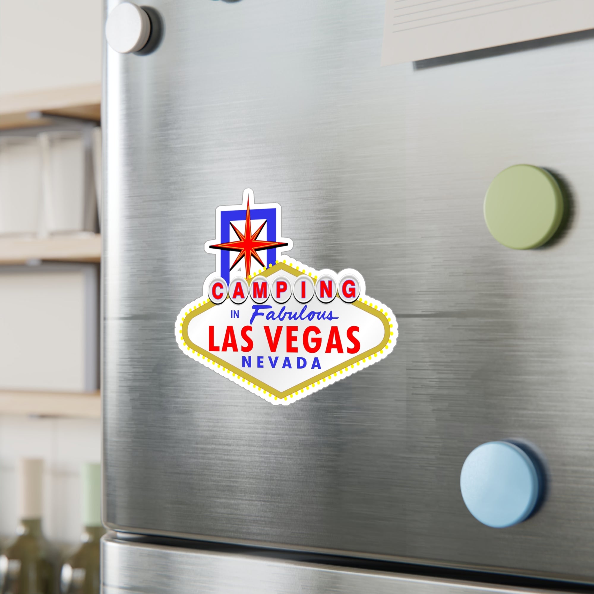 Camping - "Las Vegas Sign" Vinyl Decal