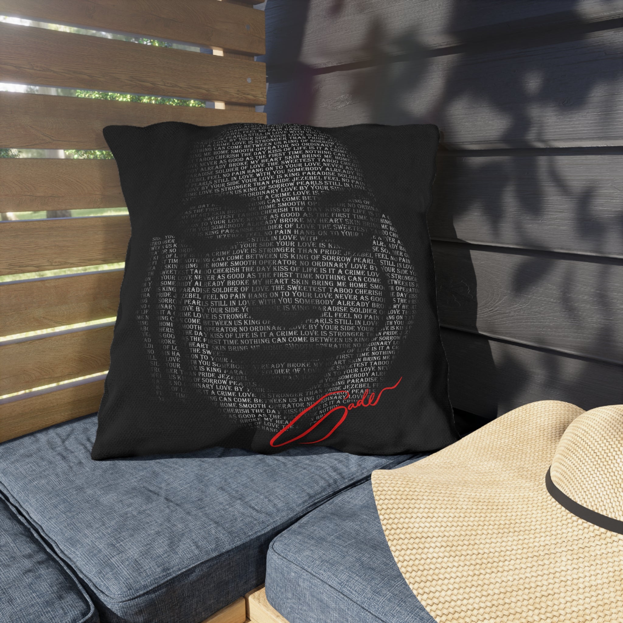 "Sade's Greatest Hits" Outdoor Accent Pillow