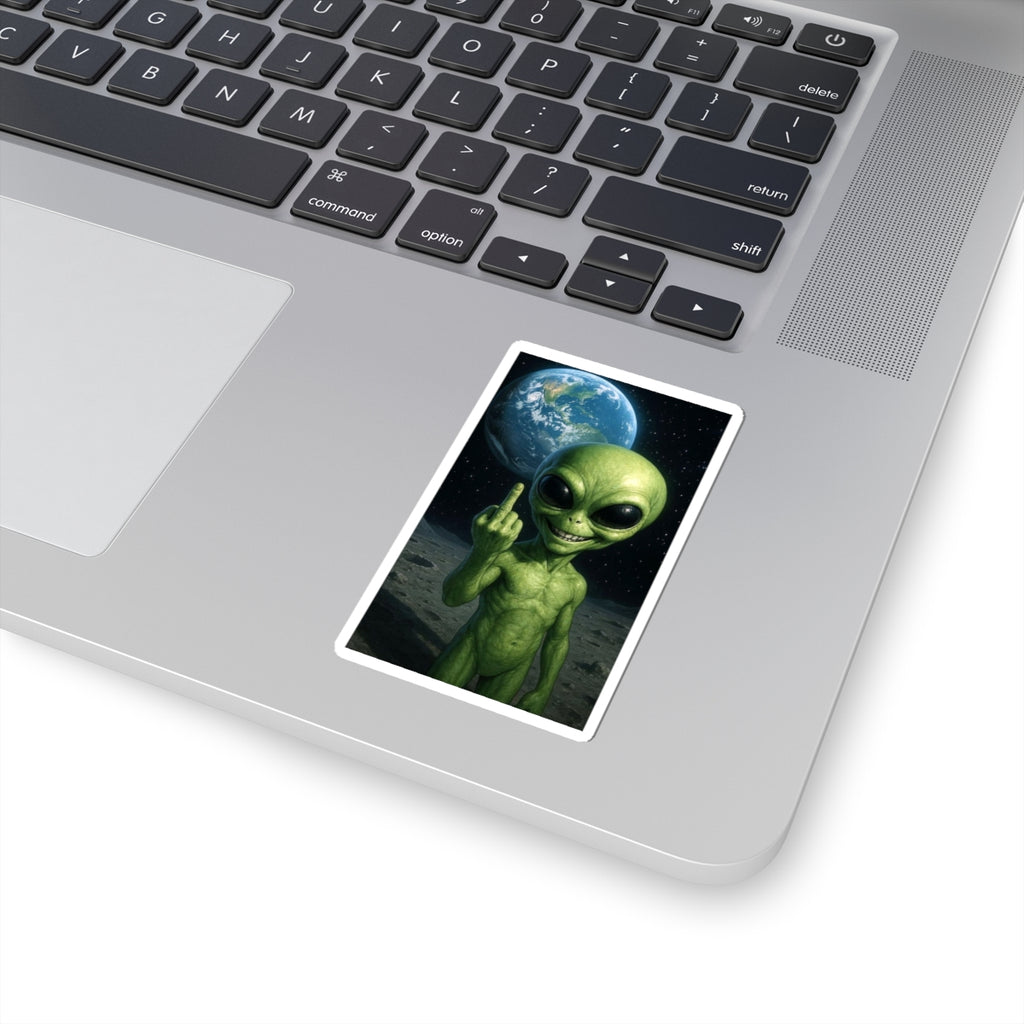 "Alien Finger" Kiss-Cut Sticker