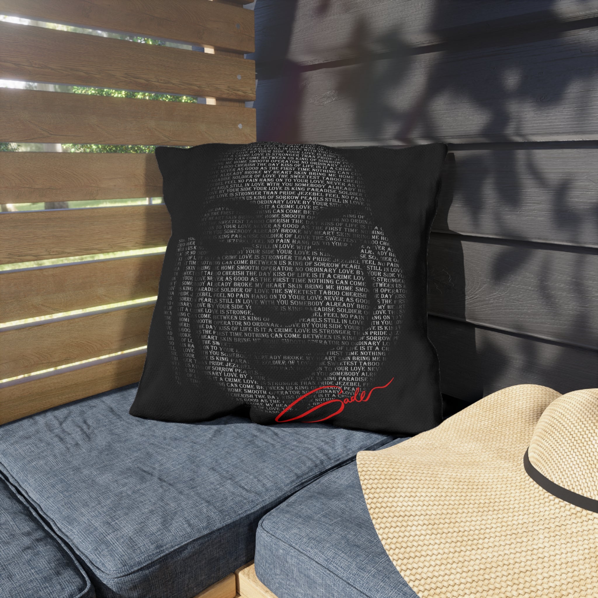 "Sade's Greatest Hits" Outdoor Accent Pillow