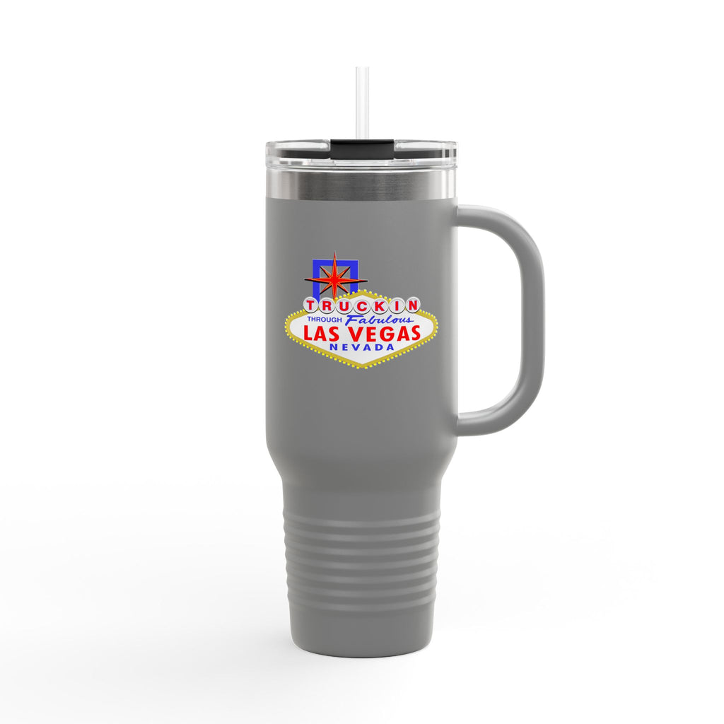 "Truckin Through" Las Vegas Sign 40oz Insulated Travel Mug | Tumbler