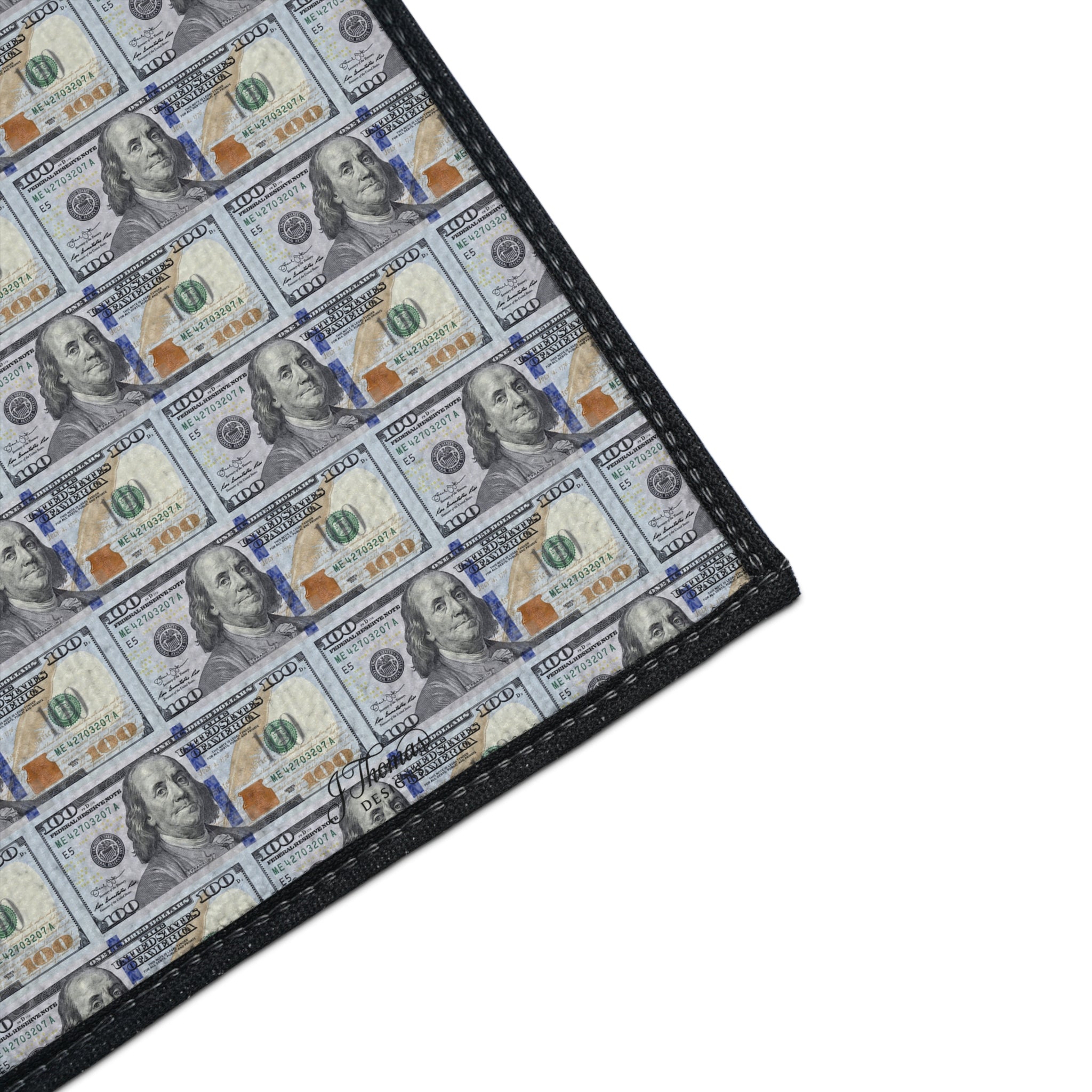Heavy Duty Floor Mat – 100 Dollar Bills