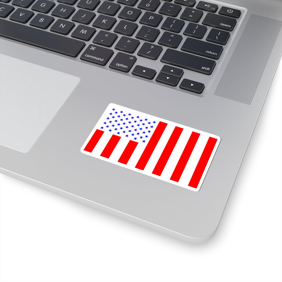 U.S. Civil/Peacetime Flag (Red, White & Blue) Kiss-Cut Sticker