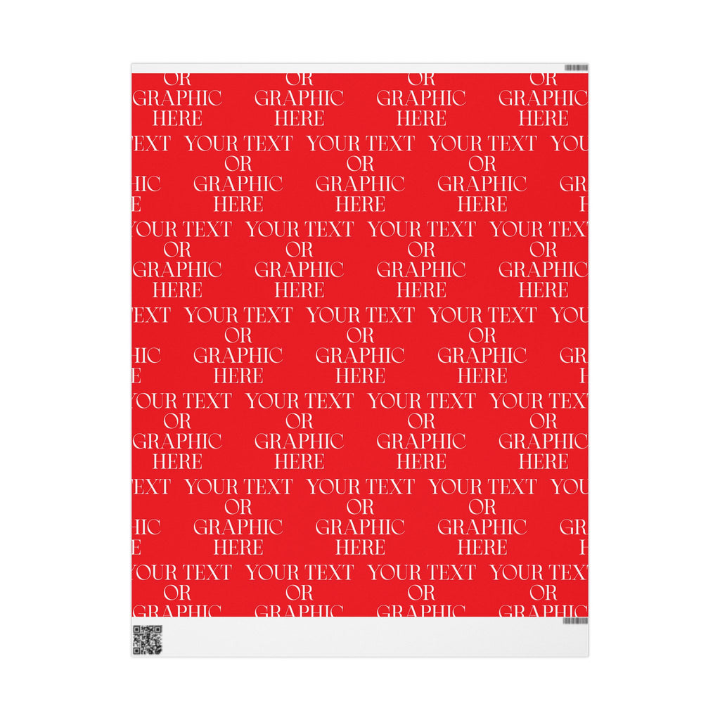 Custom Personalized "All-Over Print" Wrapping Paper