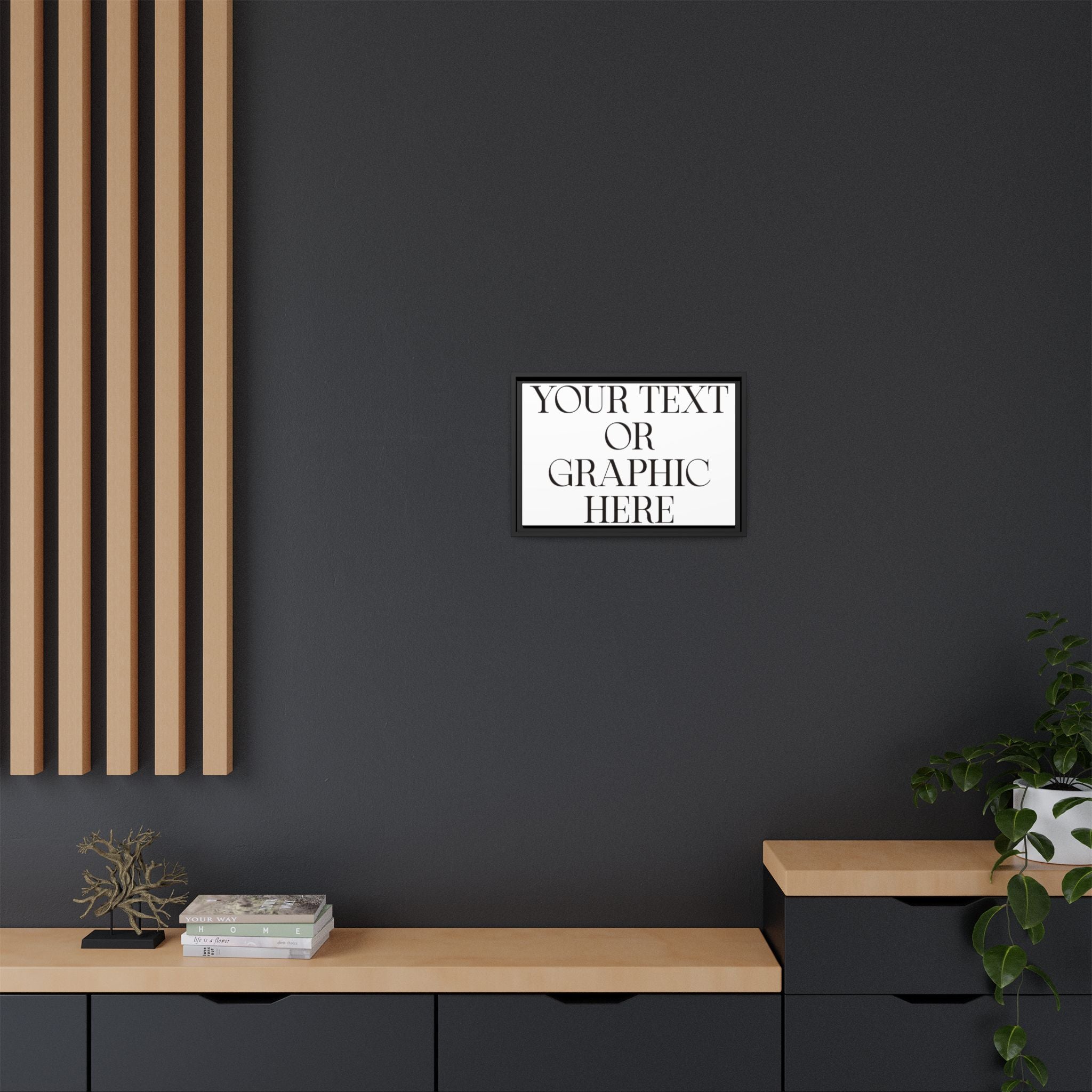 Custom Personalized Framed Canvas Print