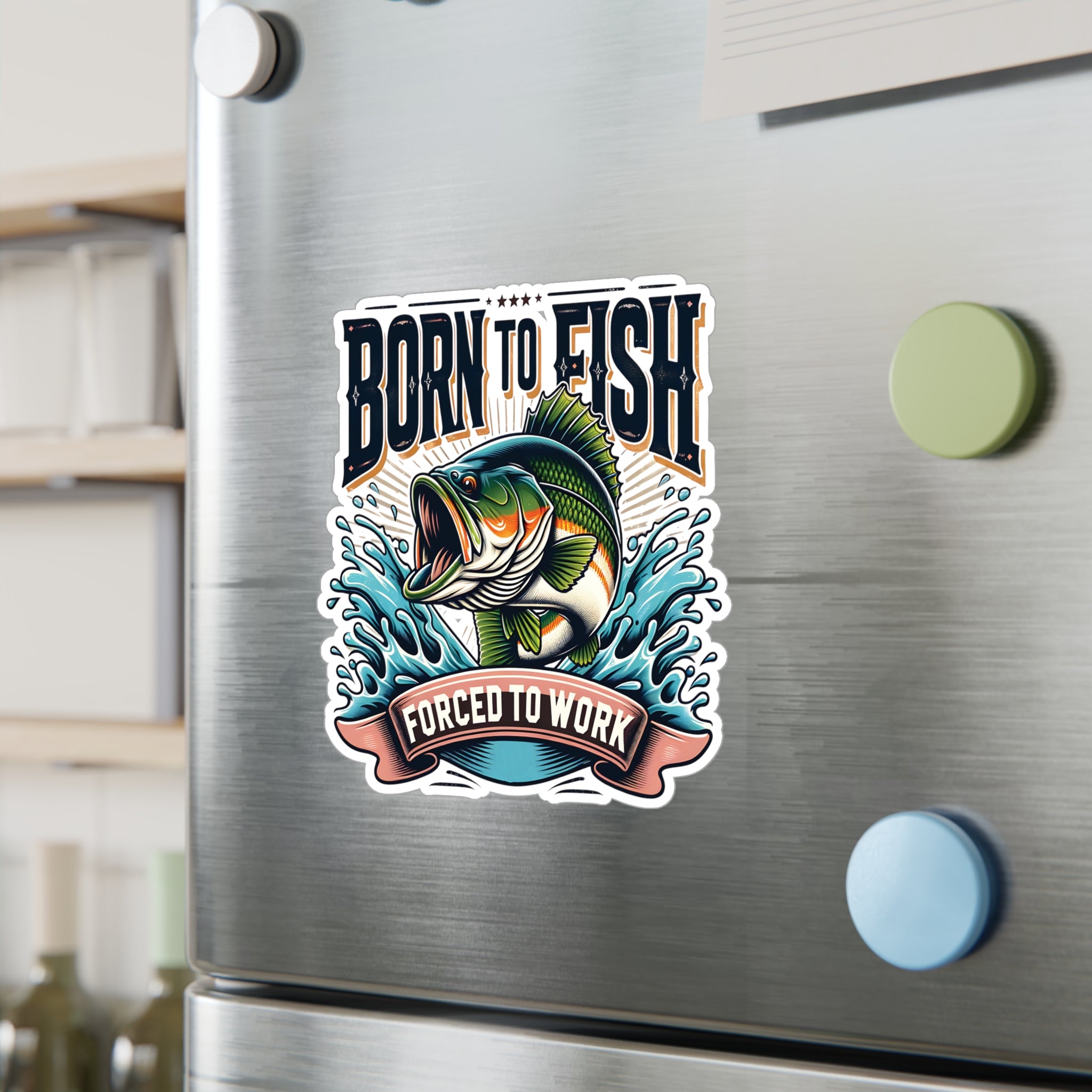 Born To Fish Vinyl Decal