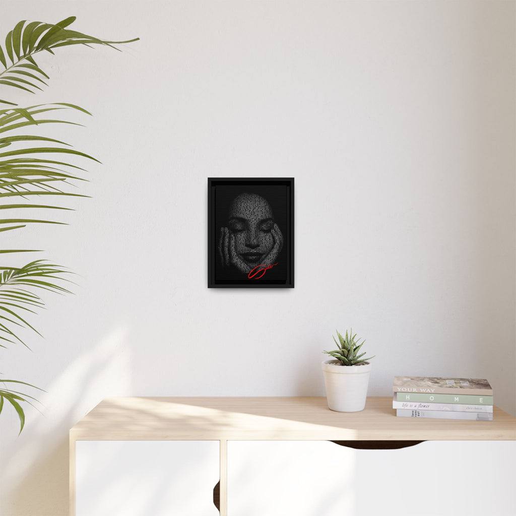 "Sade's Greatest Hits" Framed Canvas Print