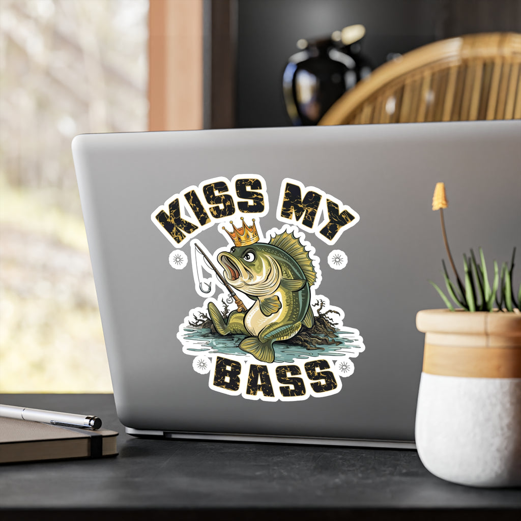 Kiss My Bass Vinyl Decal