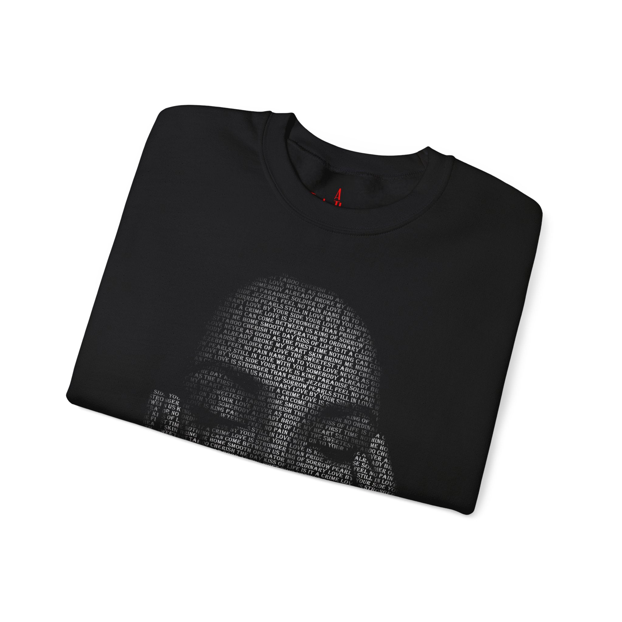 Teshi's Sade's Greatest Hits Sweatshirt — Red Text