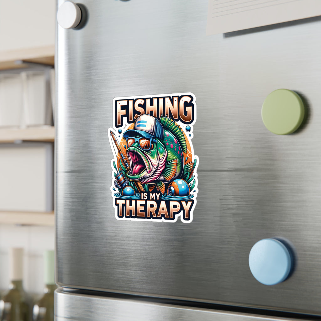 Fishing Is My Therapy Vinyl Decal