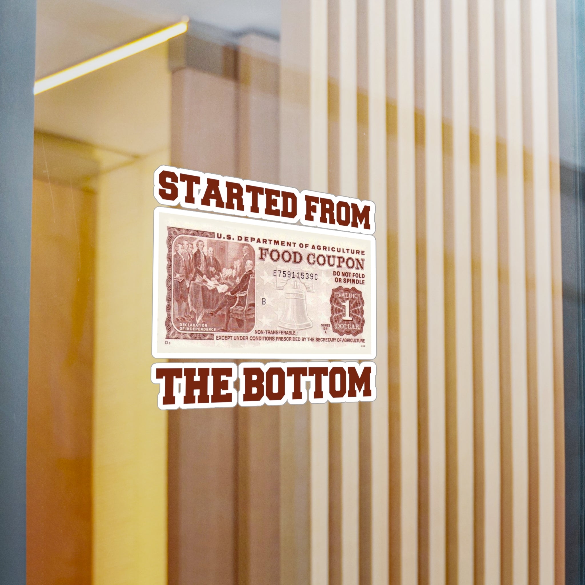 Started From The Bottom Vinyl Decal