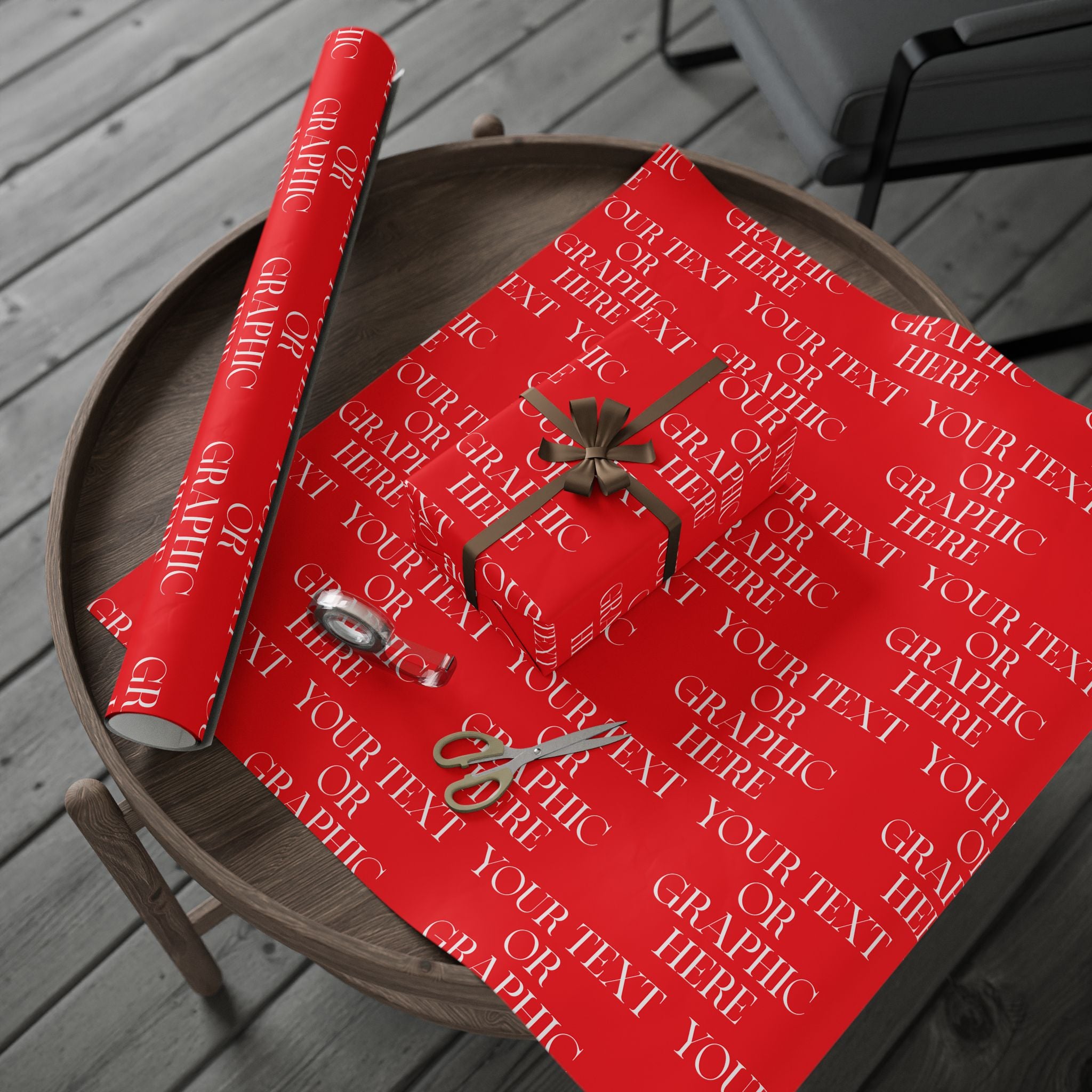 Custom Personalized "All-Over Print" Wrapping Paper
