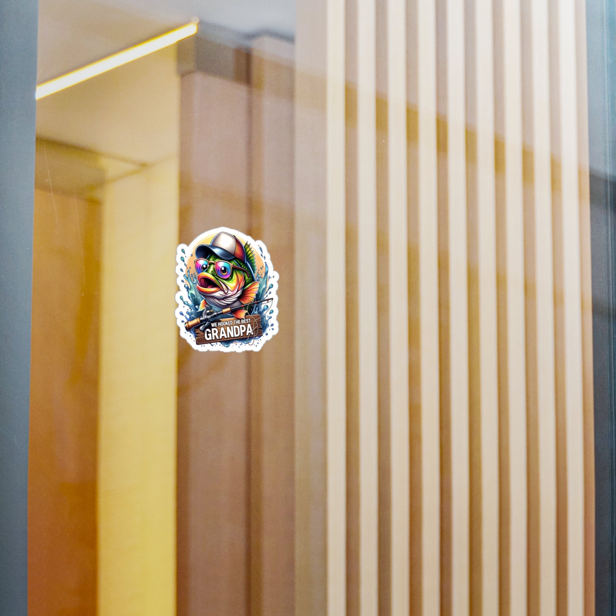 We Hooked The Best Grandpa Vinyl Decal