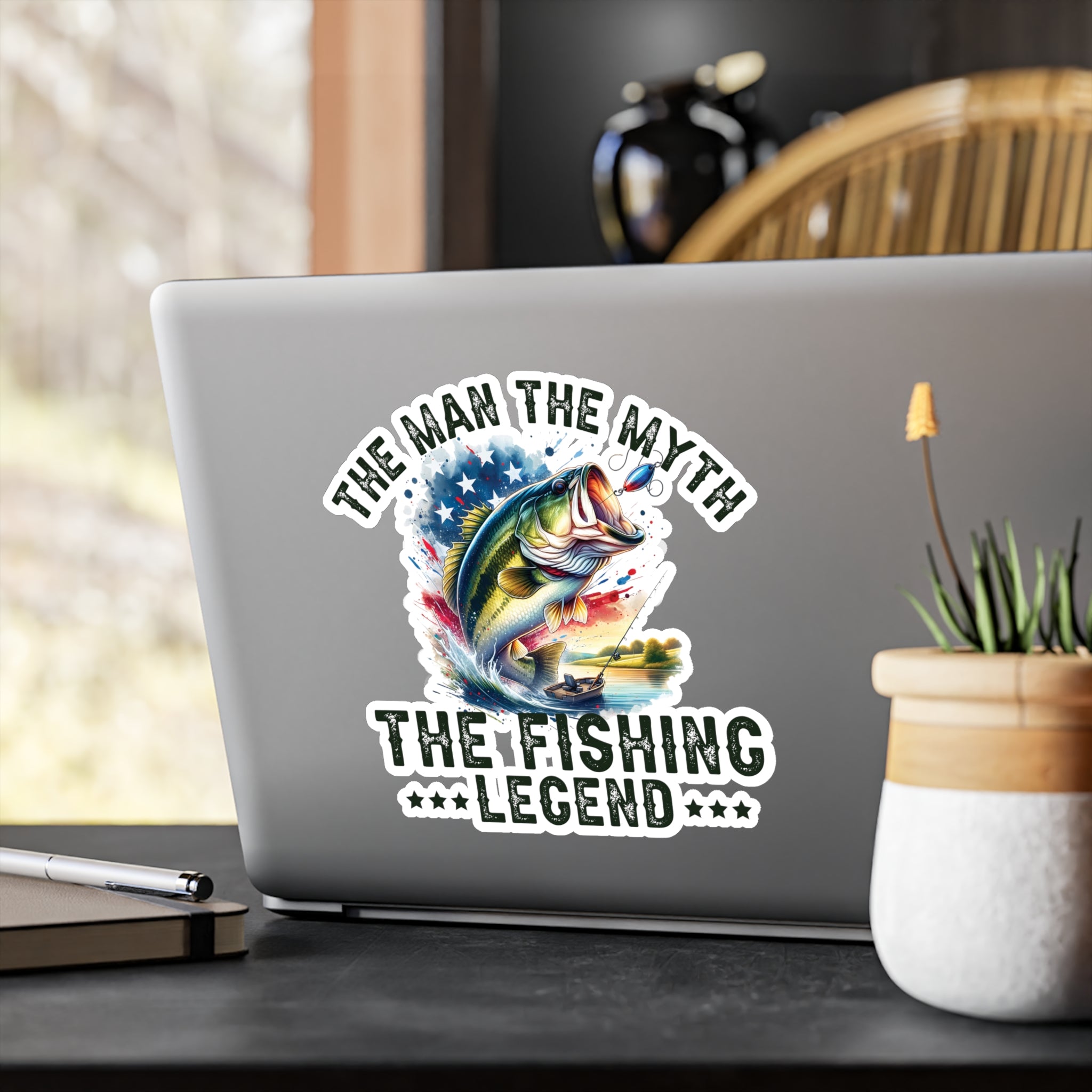 The Fishing Legend Vinyl Decal