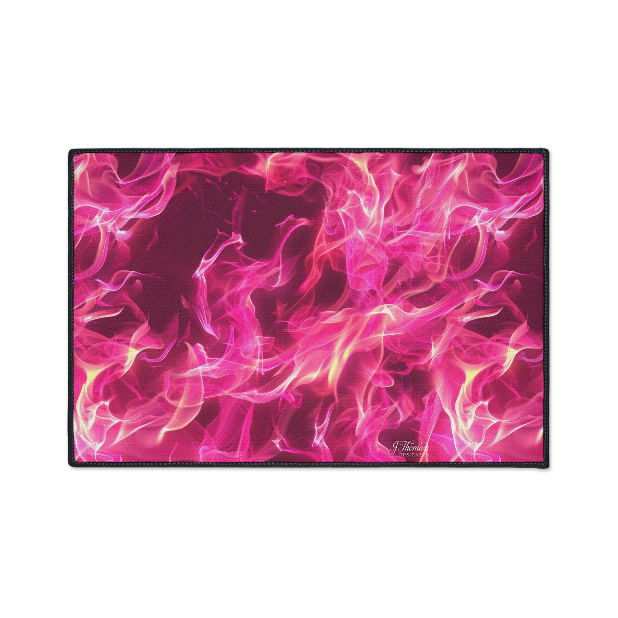 Heavy Duty Floor Mat – Pink Flames