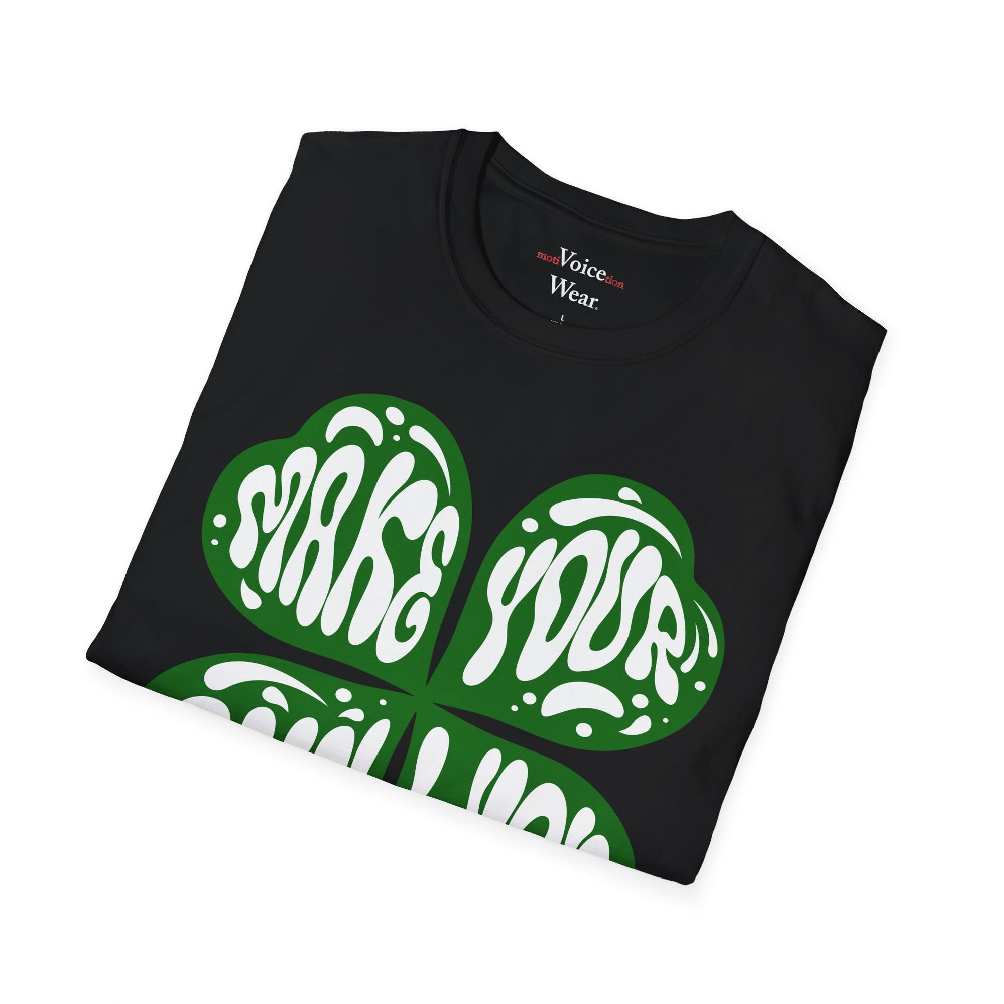 "Make Your Own Luck - White" - "moti-Voice-tion Wear" T-Shirt