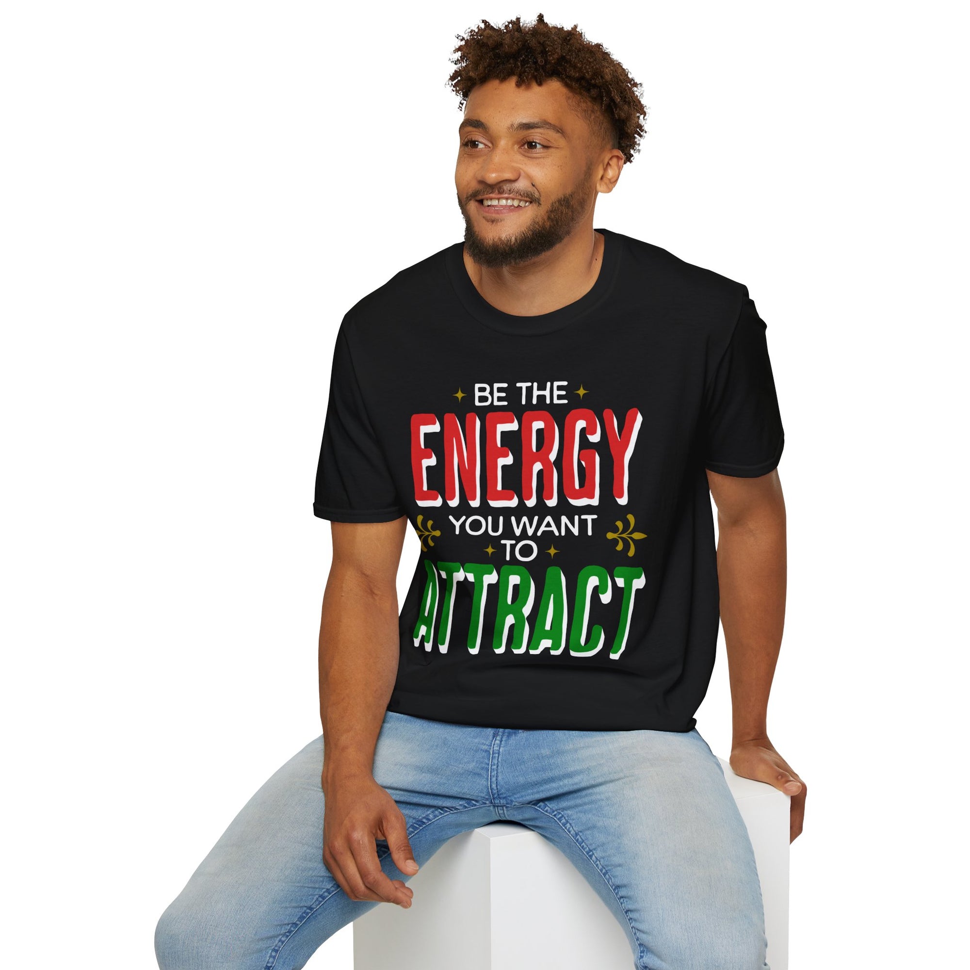 "Be The Energy" - Red - "moti-Voice-tion Wear" T-Shirt
