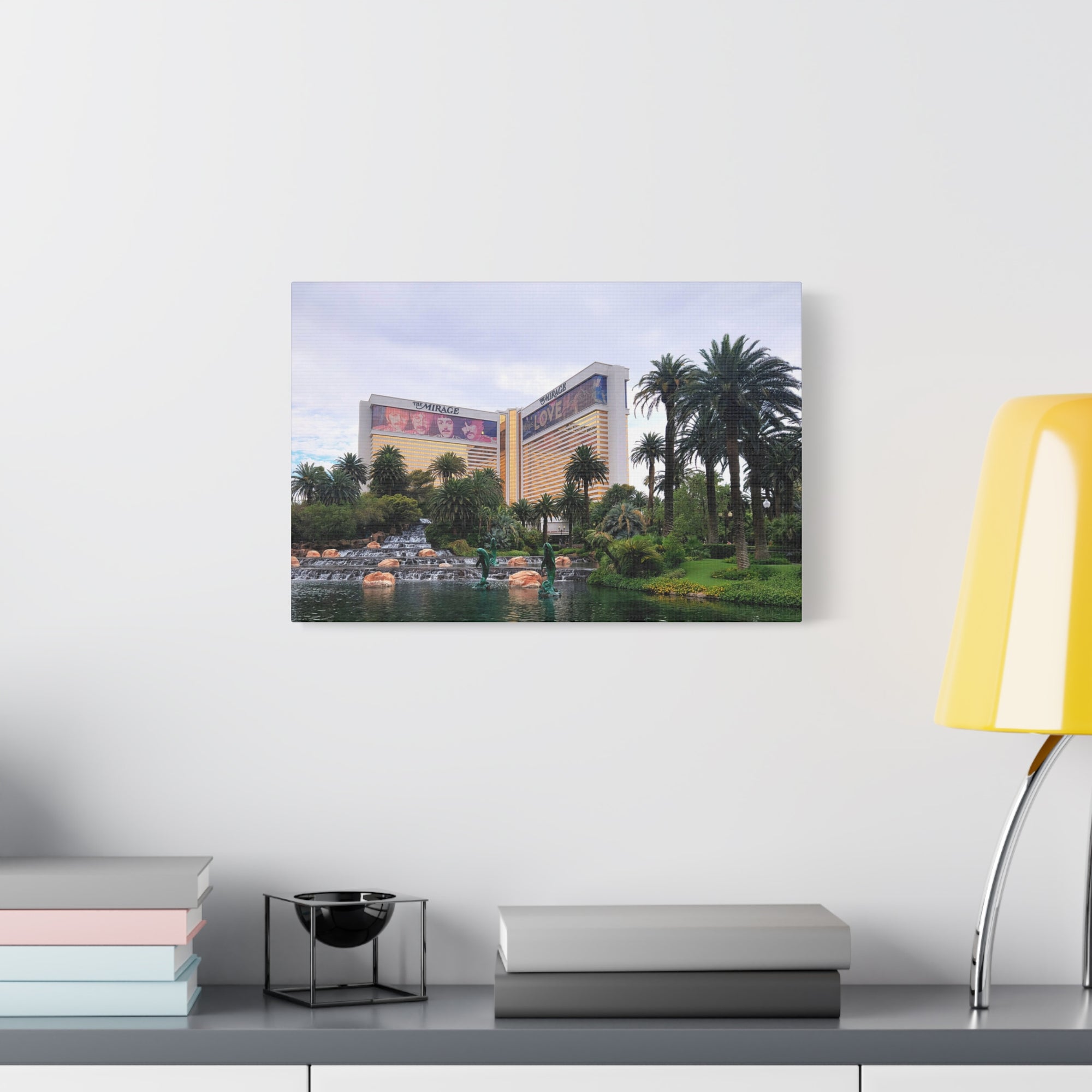 The Mirage Casino Matte Canvas Print