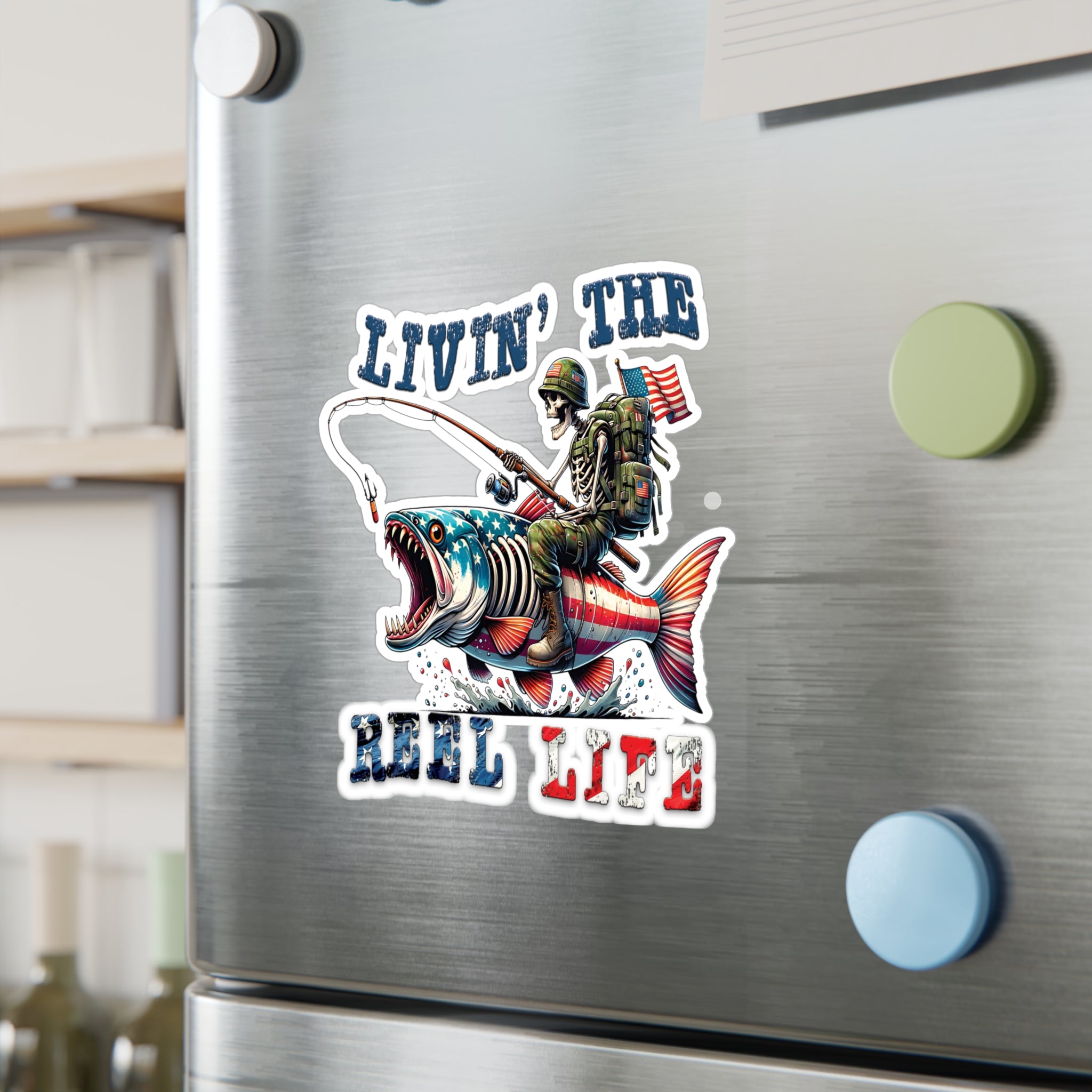 Livin' The Reel Life Vinyl Decal