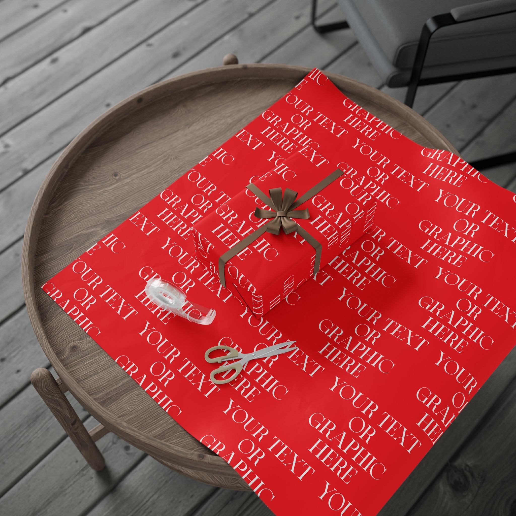 Custom Personalized "All-Over Print" Wrapping Paper
