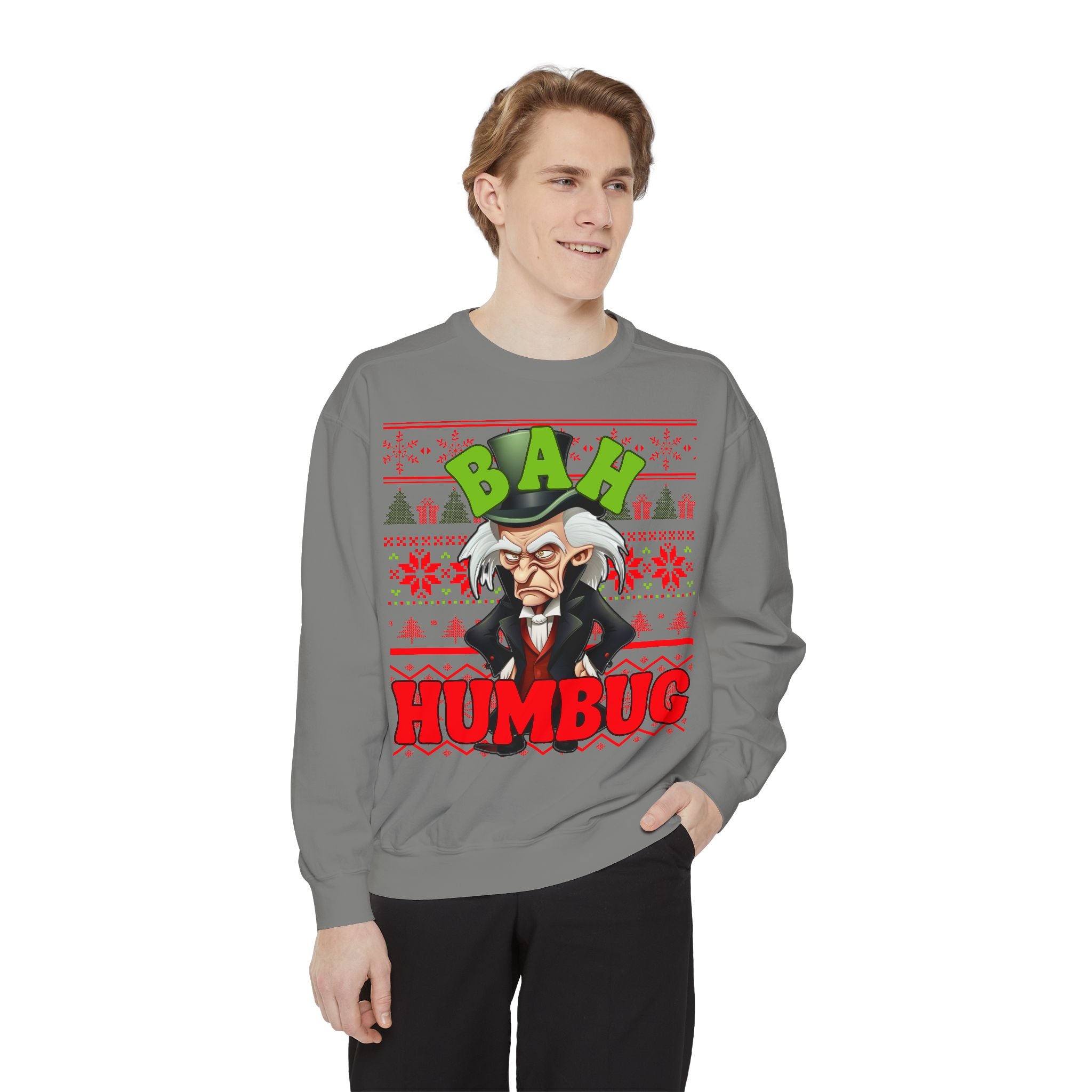 Bah Humbug Unisex Garment-Dyed Sweatshirt