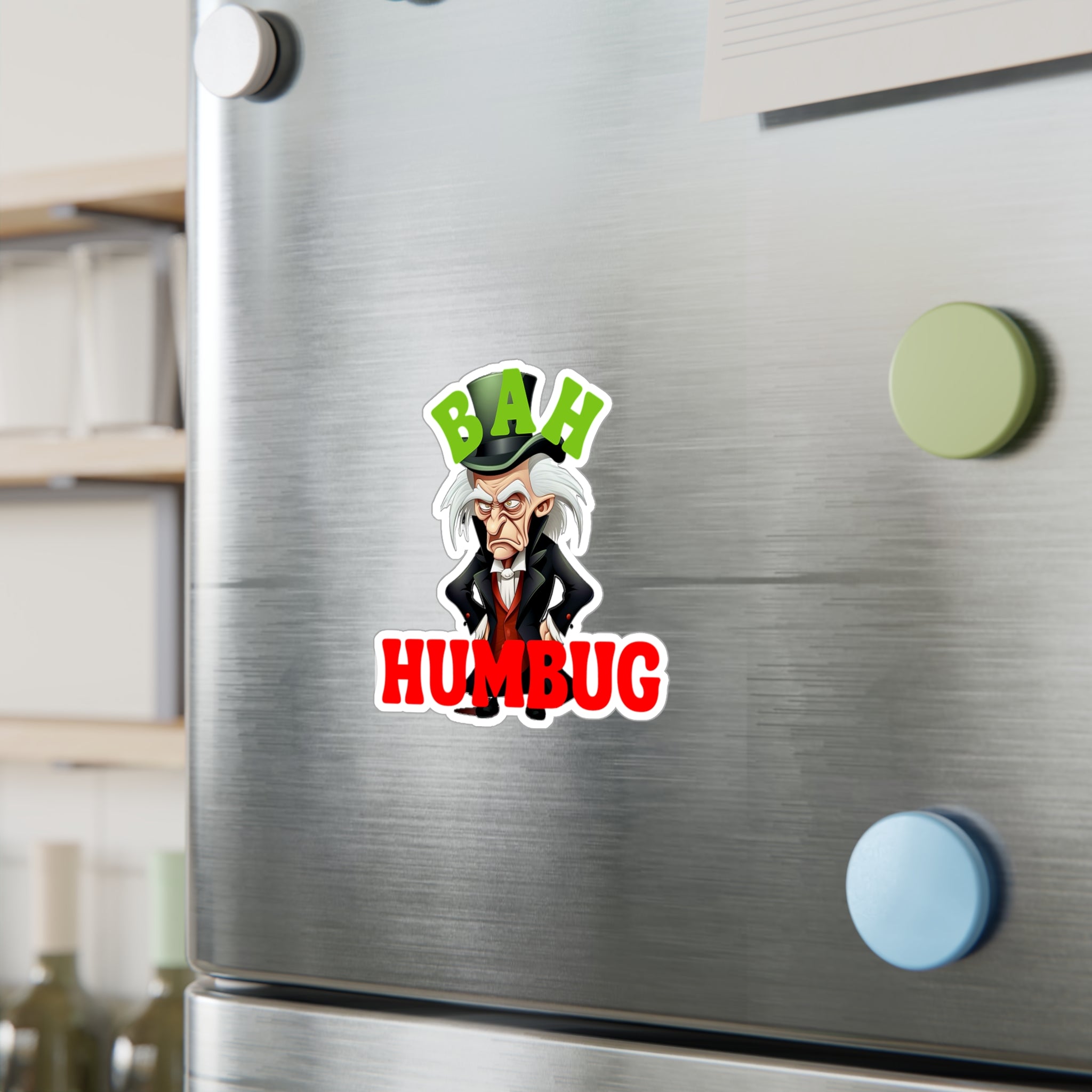 Bah Humbug Vinyl Decal