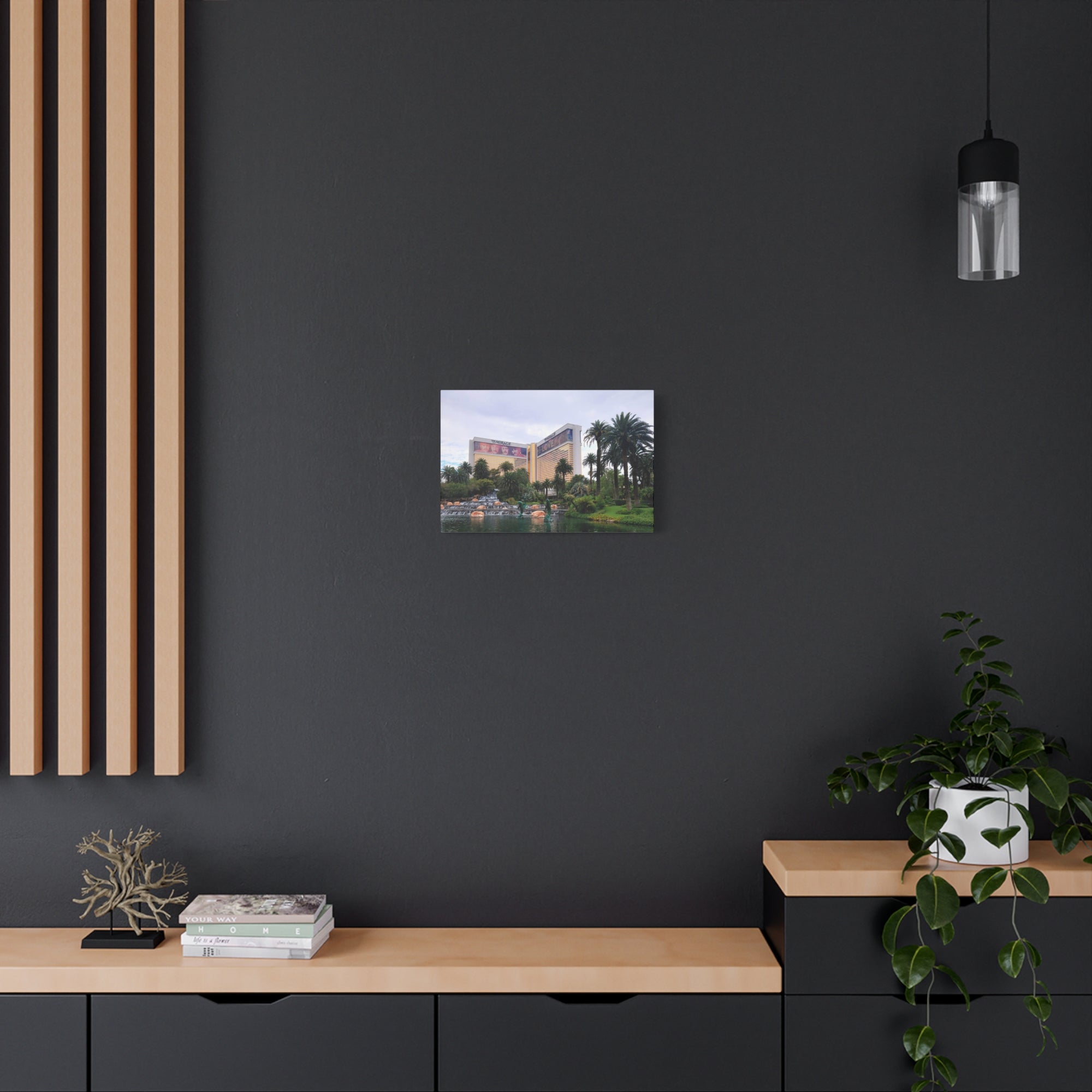 The Mirage Casino Matte Canvas Print