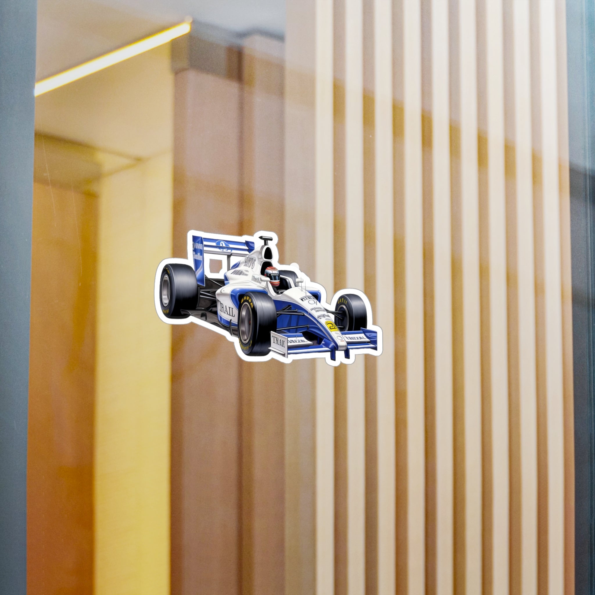 F1 Car #7 Vinyl Decal