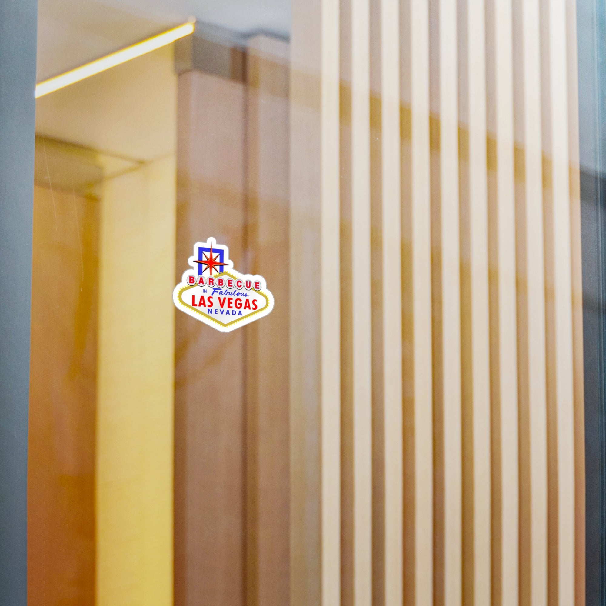 Barbecue - "Las Vegas Sign" Vinyl Decal